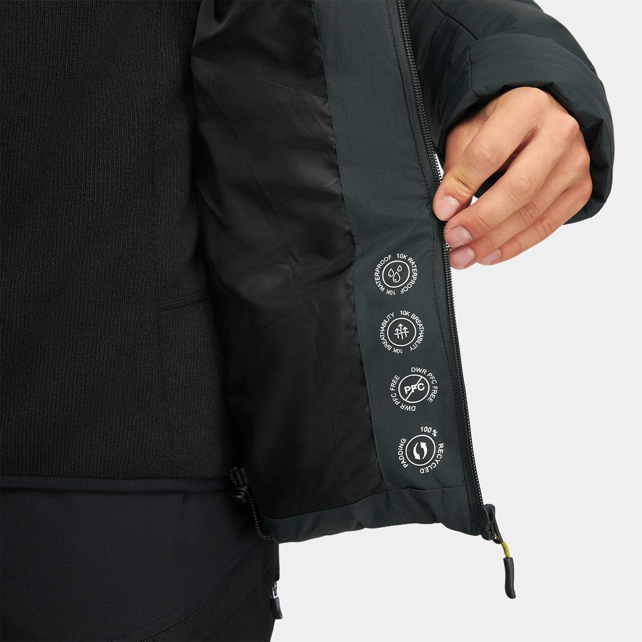 Kurtka Alpinus Furggen - Zielona