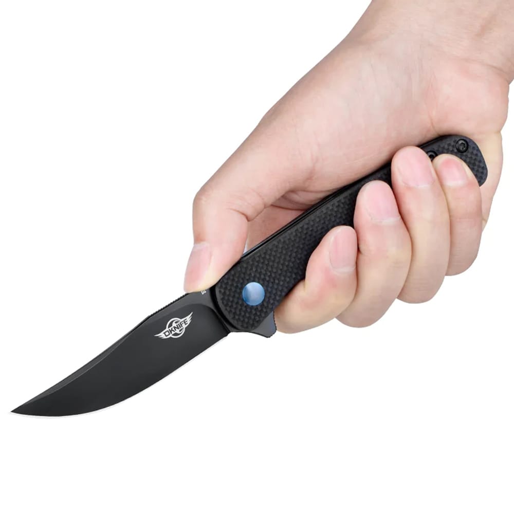 Nóż składany Oknife Chital Black - stal narzędziowa D2