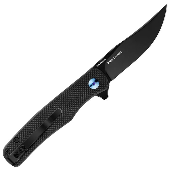 Nóż składany Oknife Mini Chital Black - stal narzędziowa D2