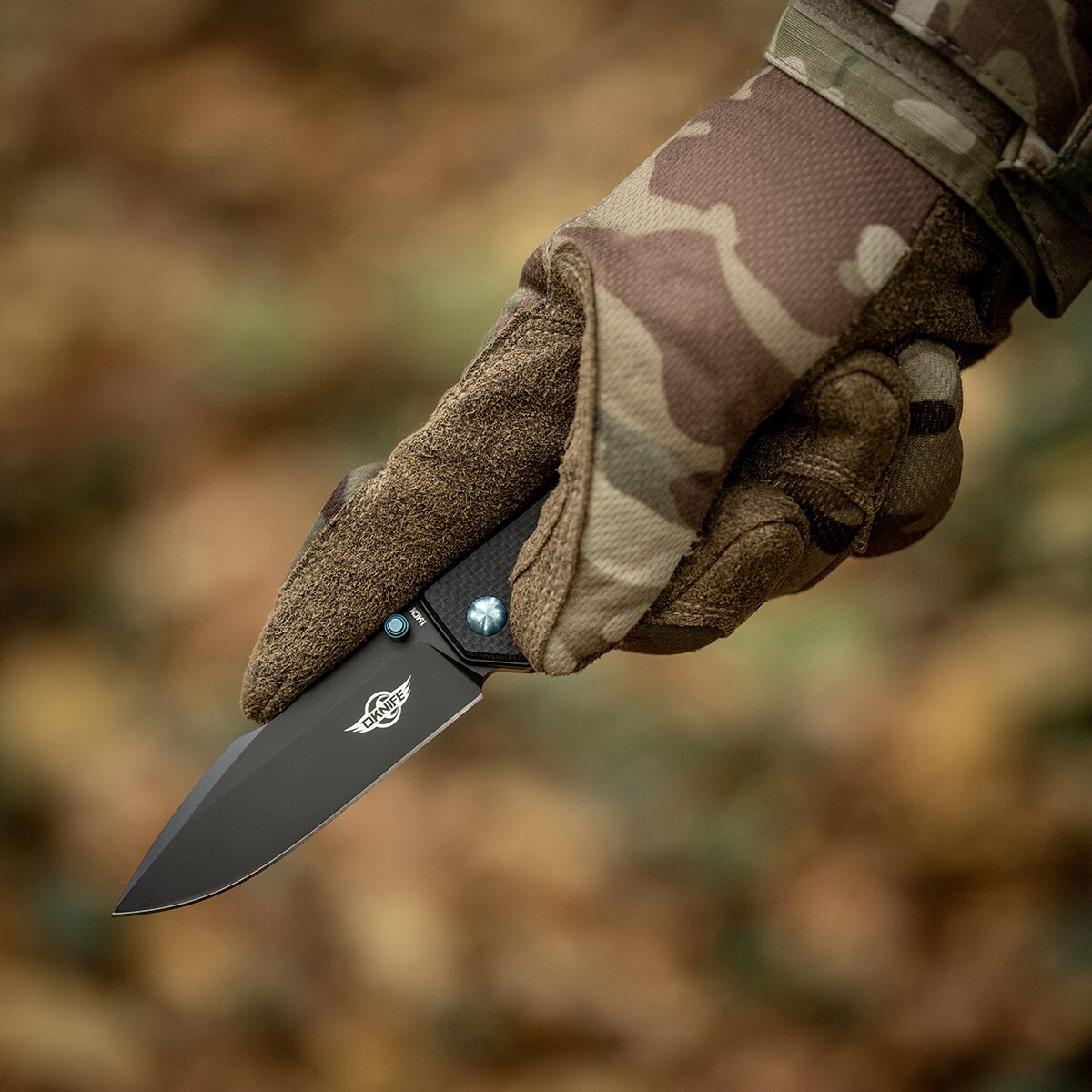 Nóż składany Oknife Beagle Black - stal nierdzewna 154CM