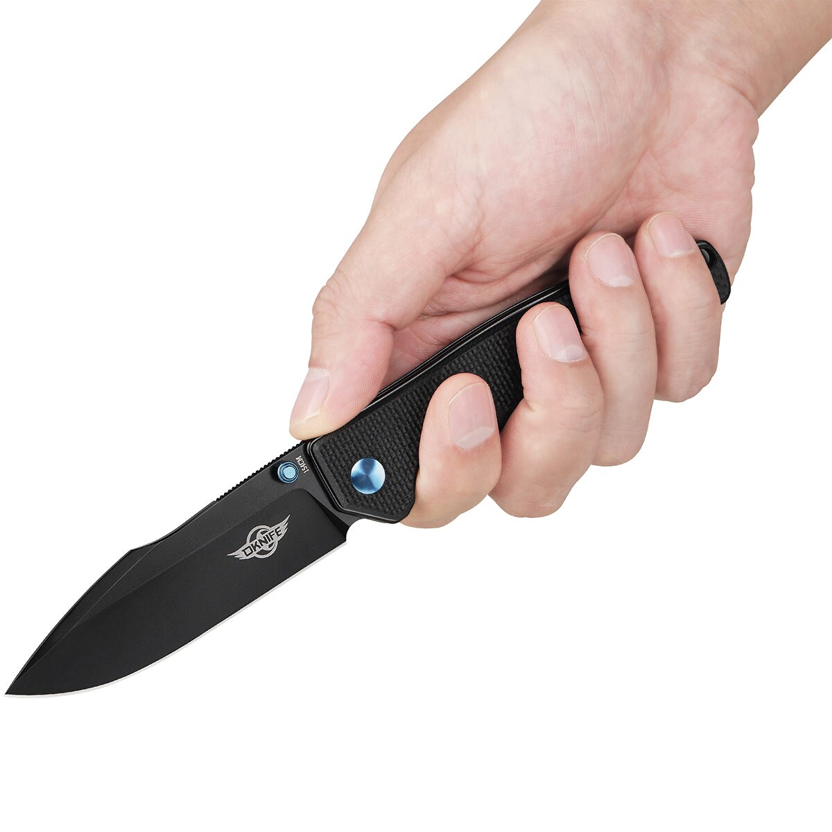 Nóż składany Oknife Beagle Black - stal nierdzewna 154CM