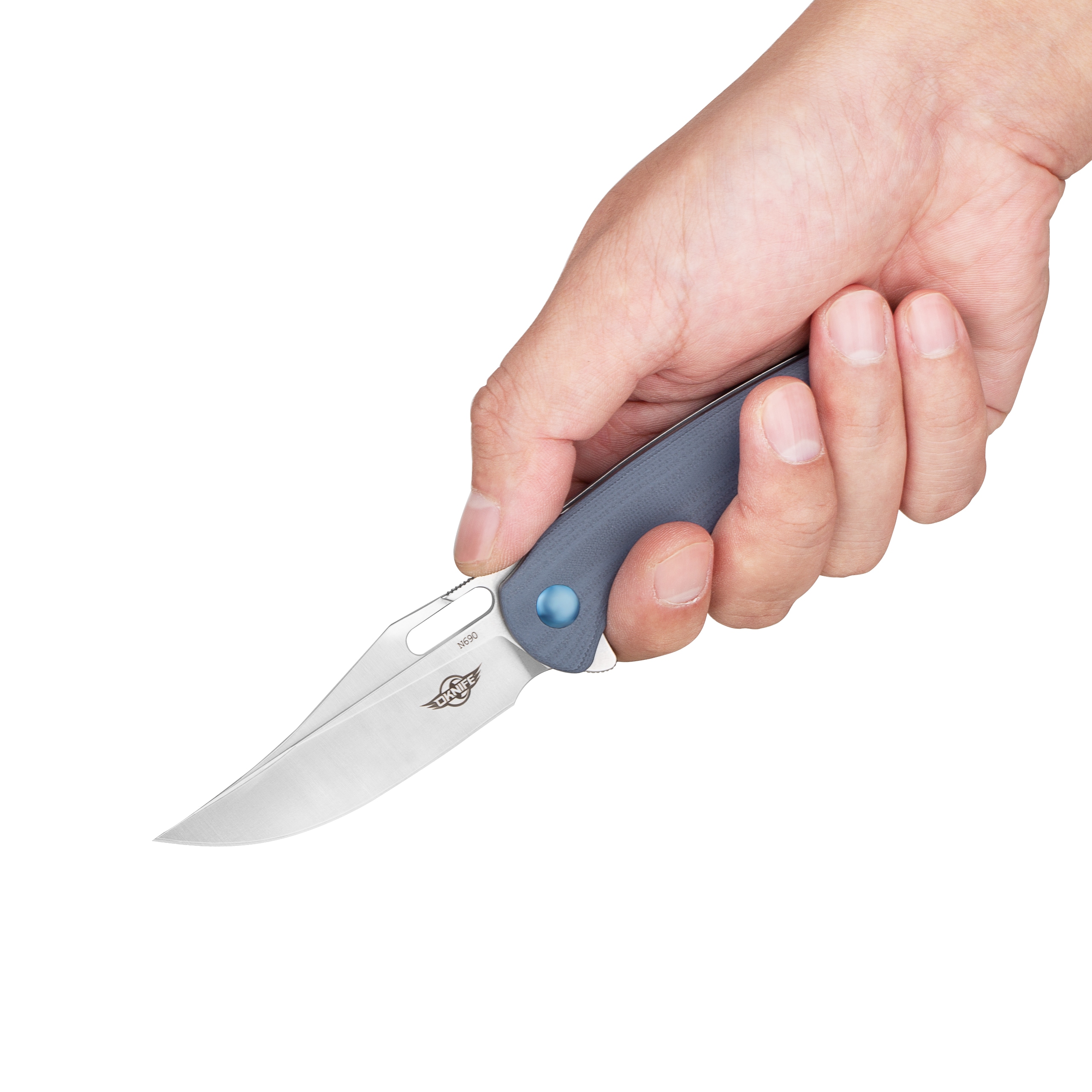 Nóż składany Oknife Splint Gray - stal nierdzewna N690