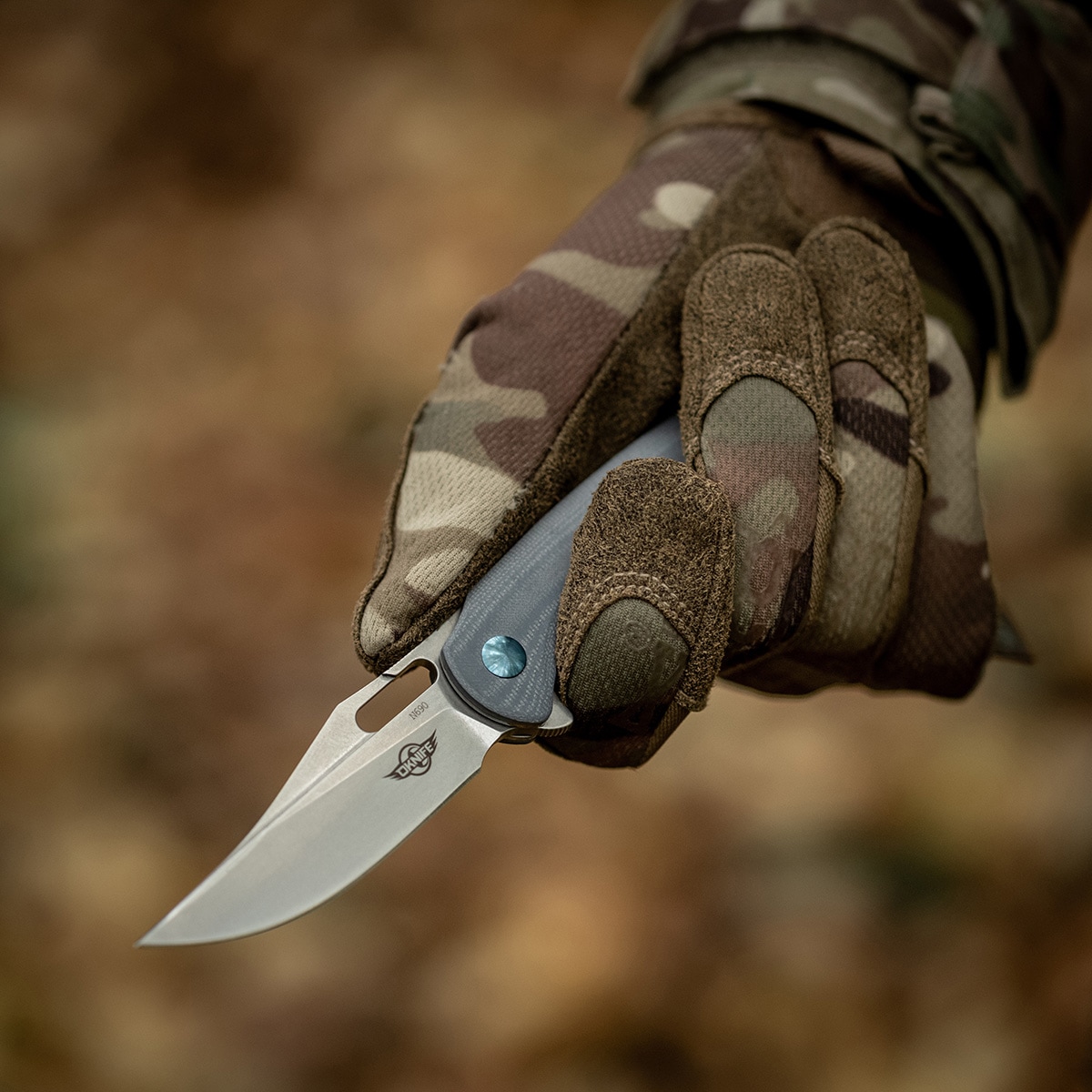 Nóż składany Oknife Splint Gray - stal nierdzewna N690