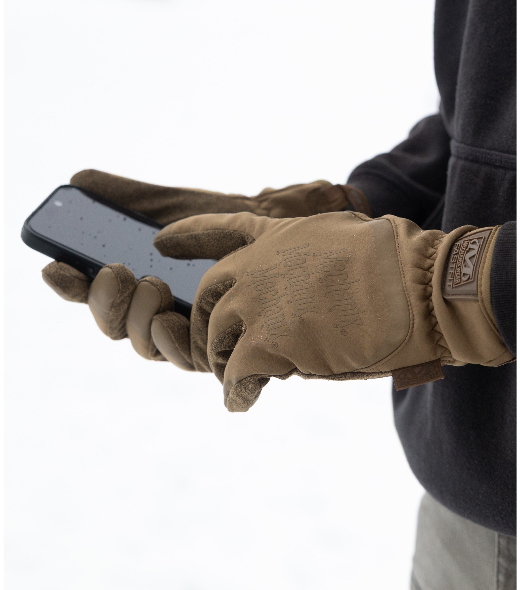 Rękawice taktyczne Mechanix Wear ColdWork FastFit - Coyote