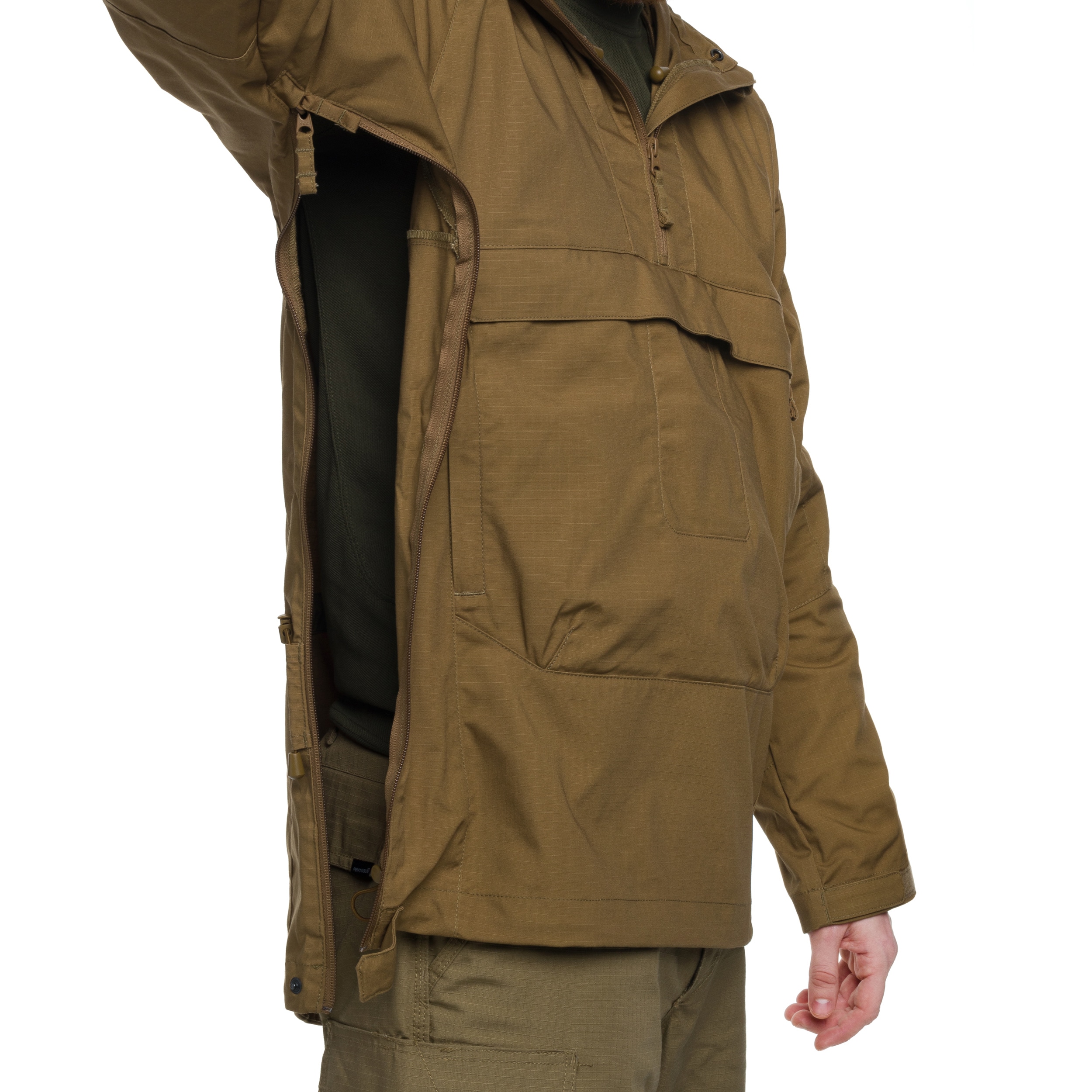 Kurtka Helikon-Tex Anorak Tracer PolyCotton Stretch Rip-Stop - Coyote