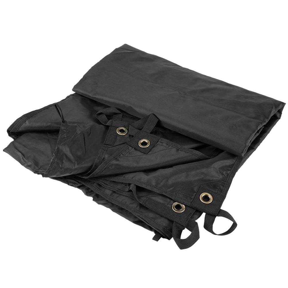 Płachta biwakowa Brandit Premium Tarp 2 x 3 m - Black
