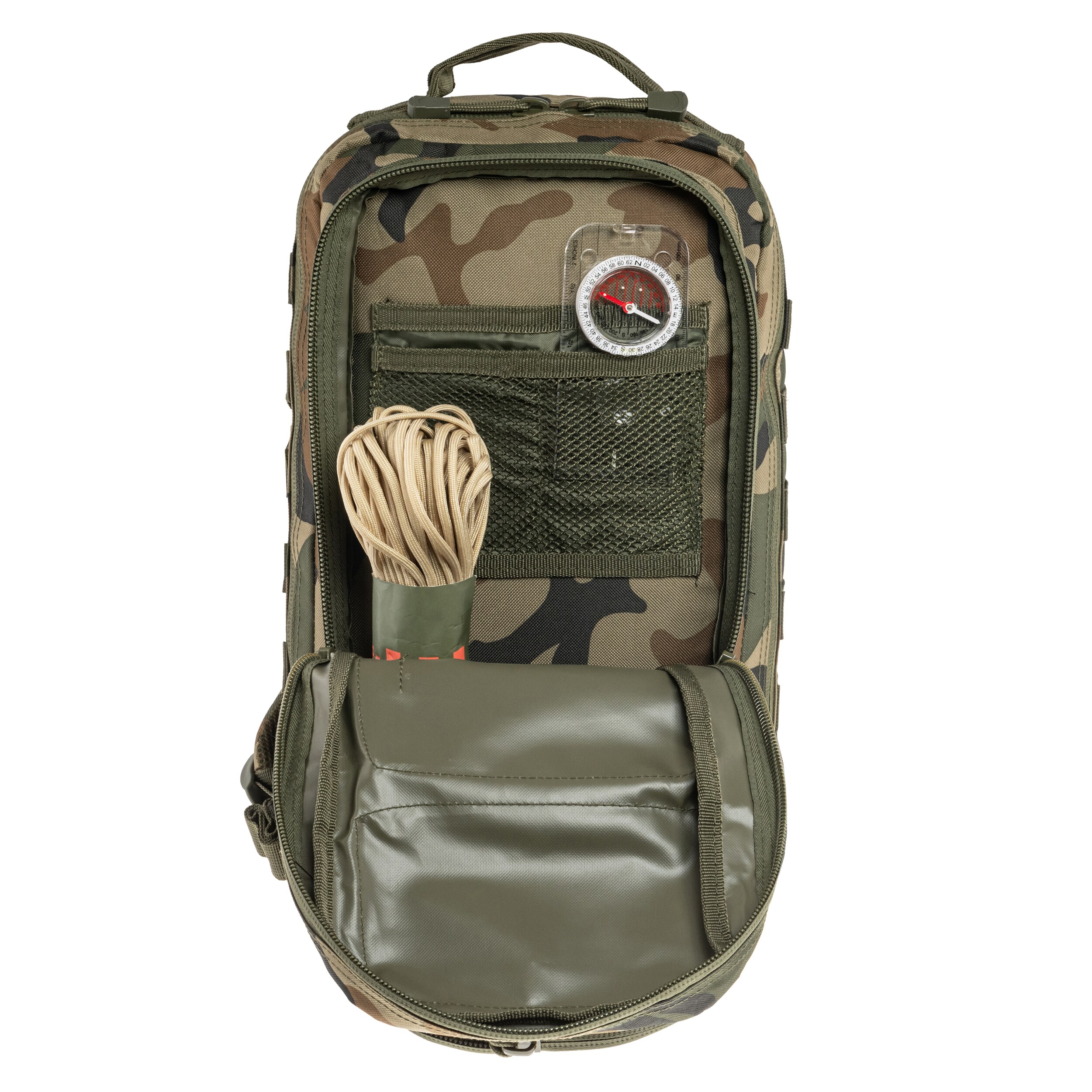 Plecak Brandit Assault Pack Medium 25 l - Woodland