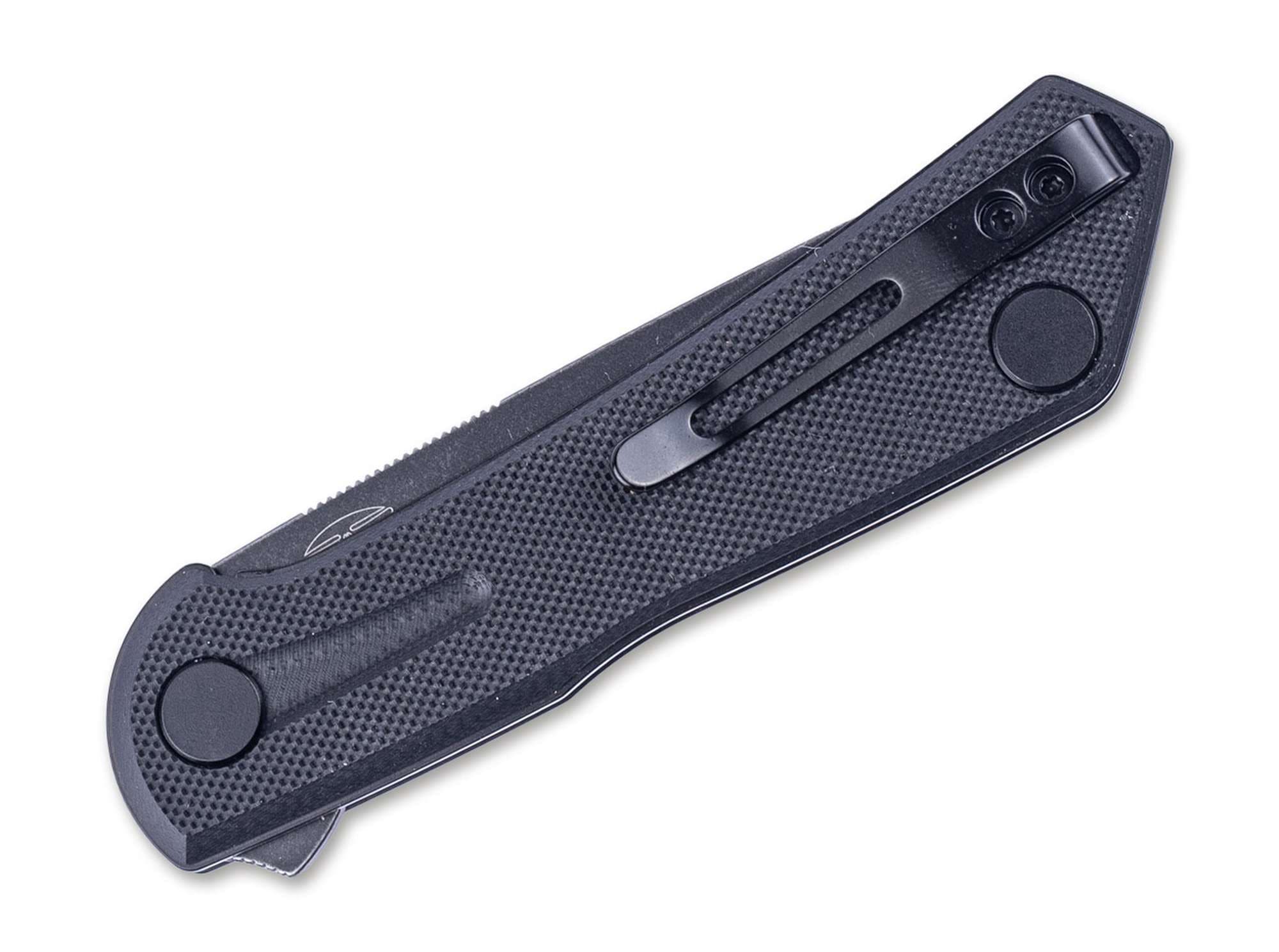 Real Steel Valore Black Blade Folding Knife 7091BB - Black