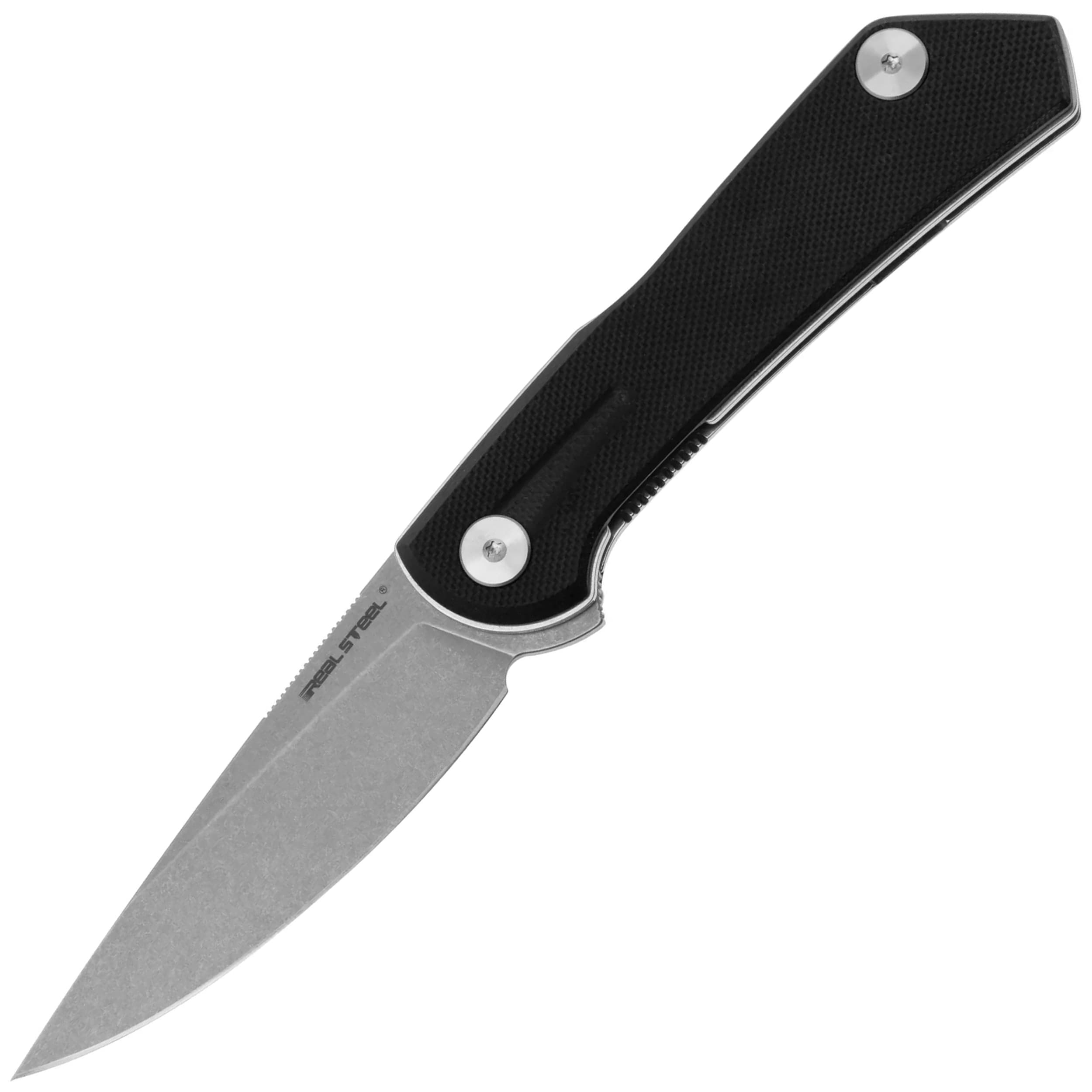 Складаний ніж Real Steel Valore Silver Blade 7091BS - Black