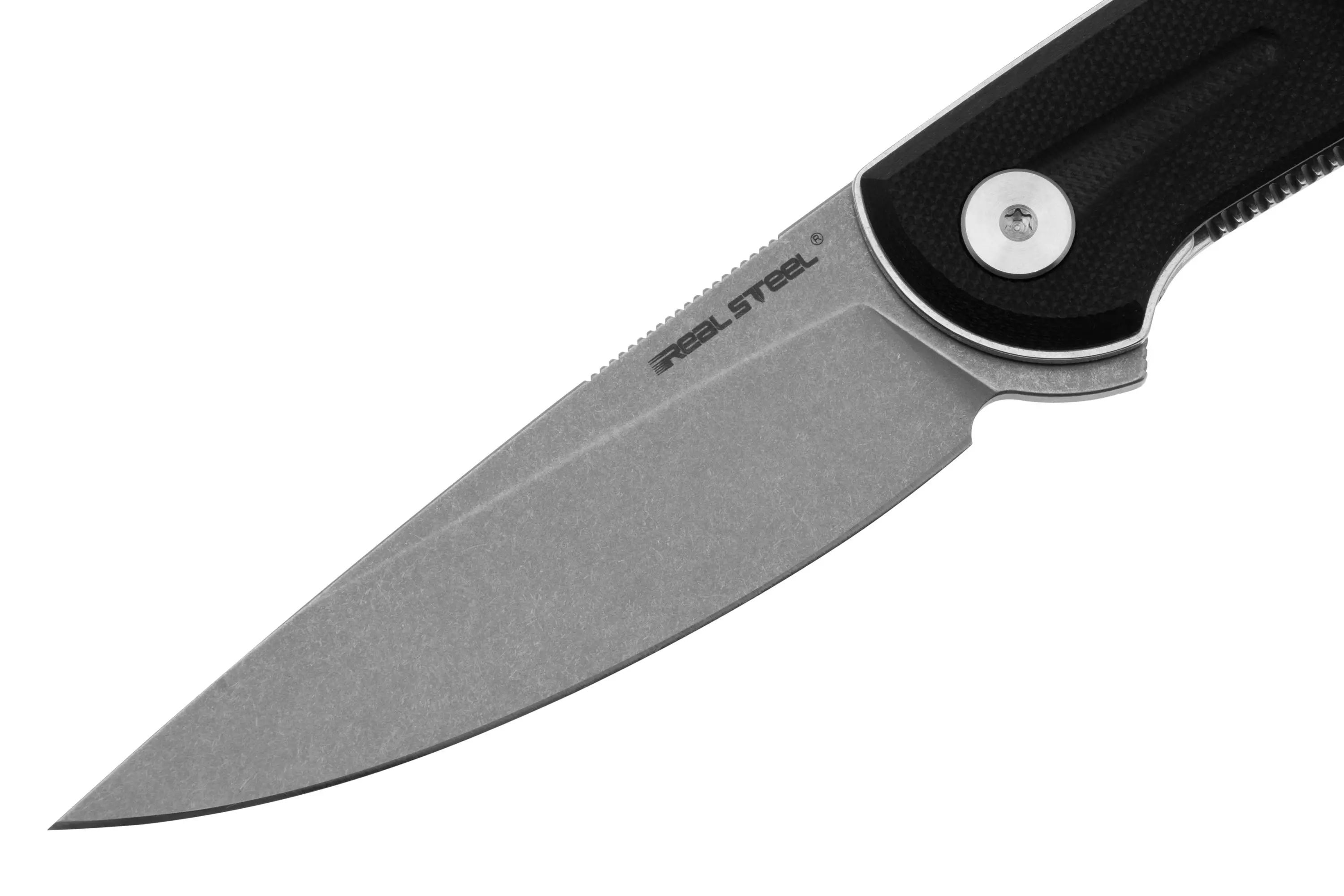 Складаний ніж Real Steel Valore Silver Blade 7091BS - Black