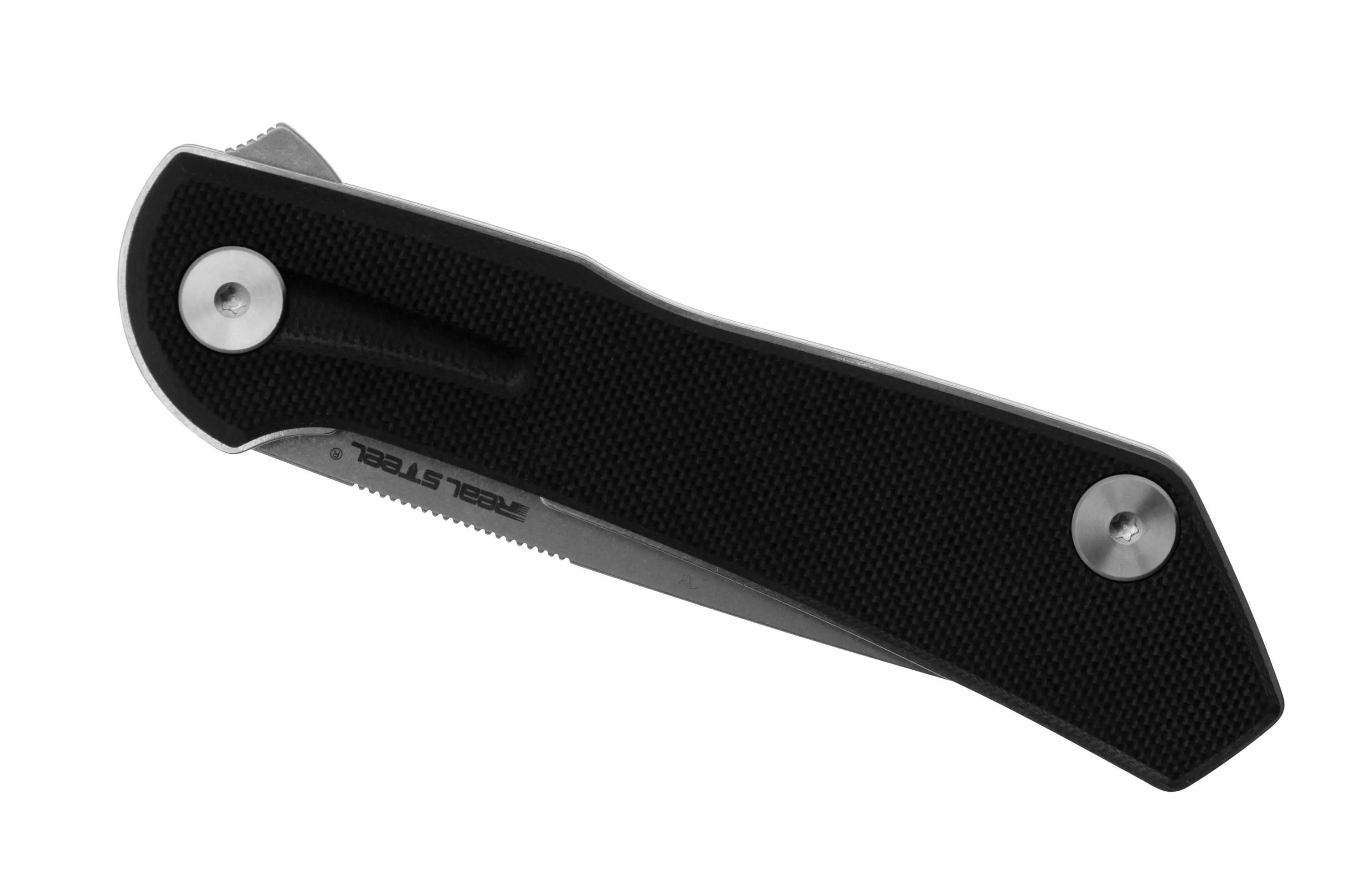 Складаний ніж Real Steel Valore Silver Blade 7091BS - Black