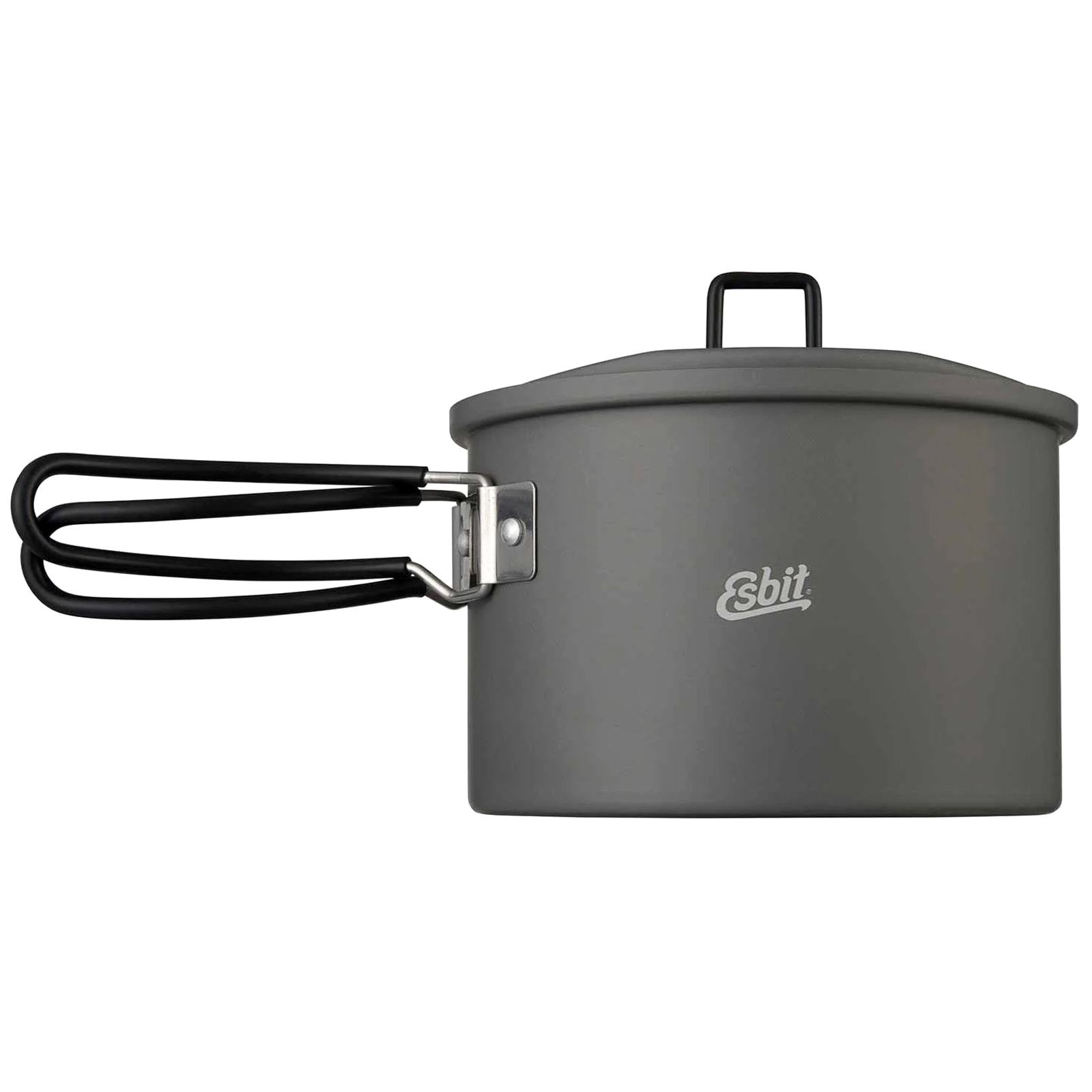 Garnek turystyczny z pokrywką Esbit Round Camping Pot aluminium - 1600 ml