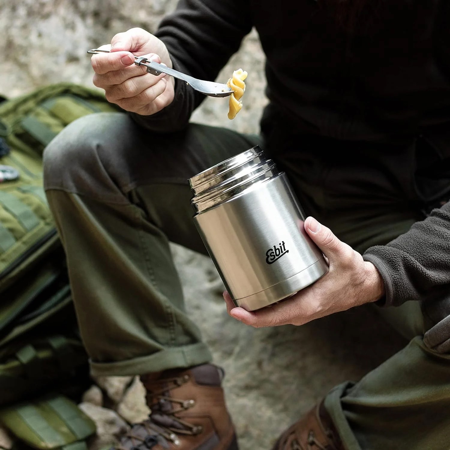 Termos obiadowy Esbit Sculptor Food Jug 1 l - Stainless Steel