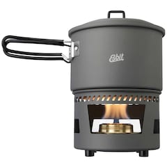 Kuchenka turystyczna Esbit Alcohol Burner Cookset Aluminium z garnkiem 1,5 l