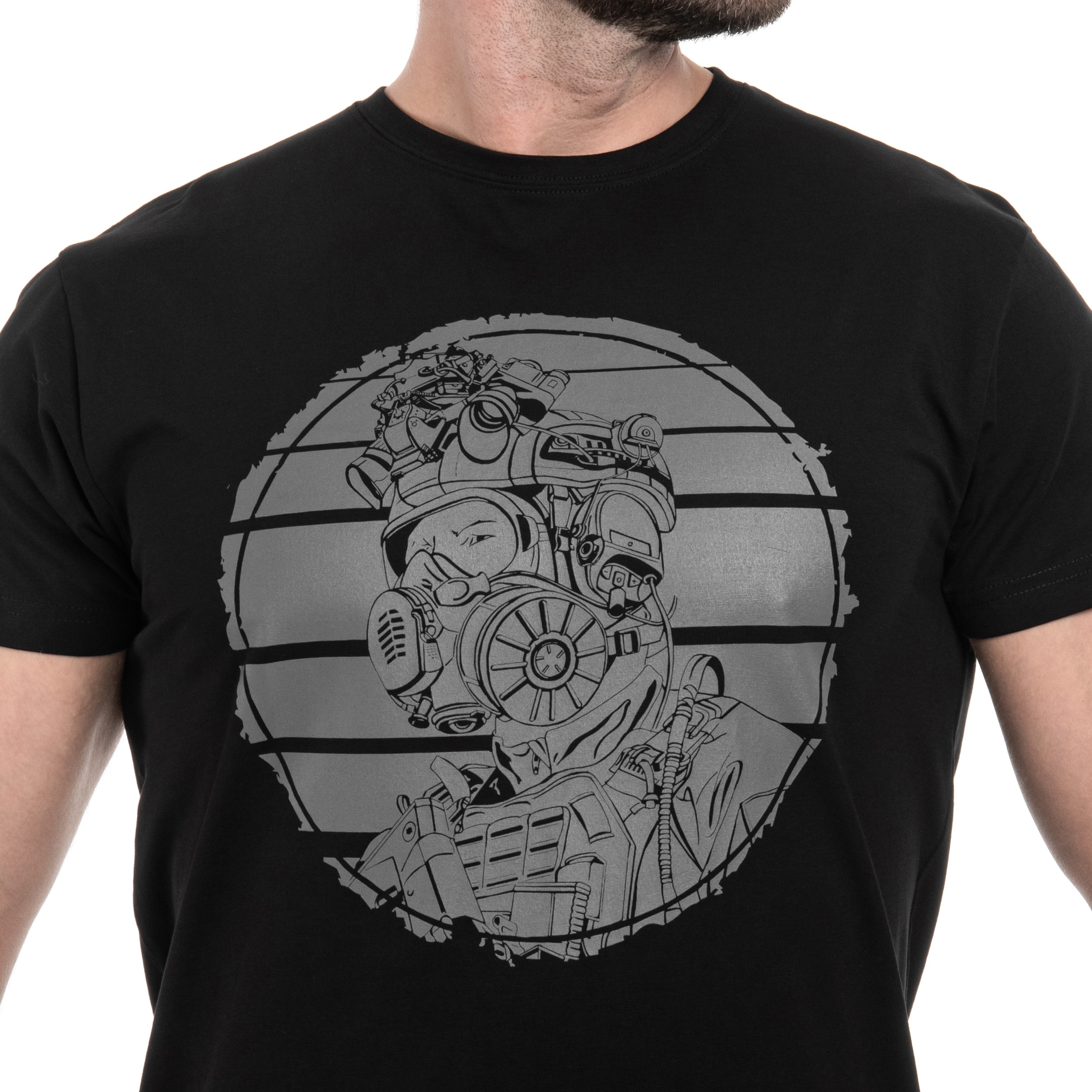 Koszulka T-shirt Maskpol T-SHC-01 - Czarna