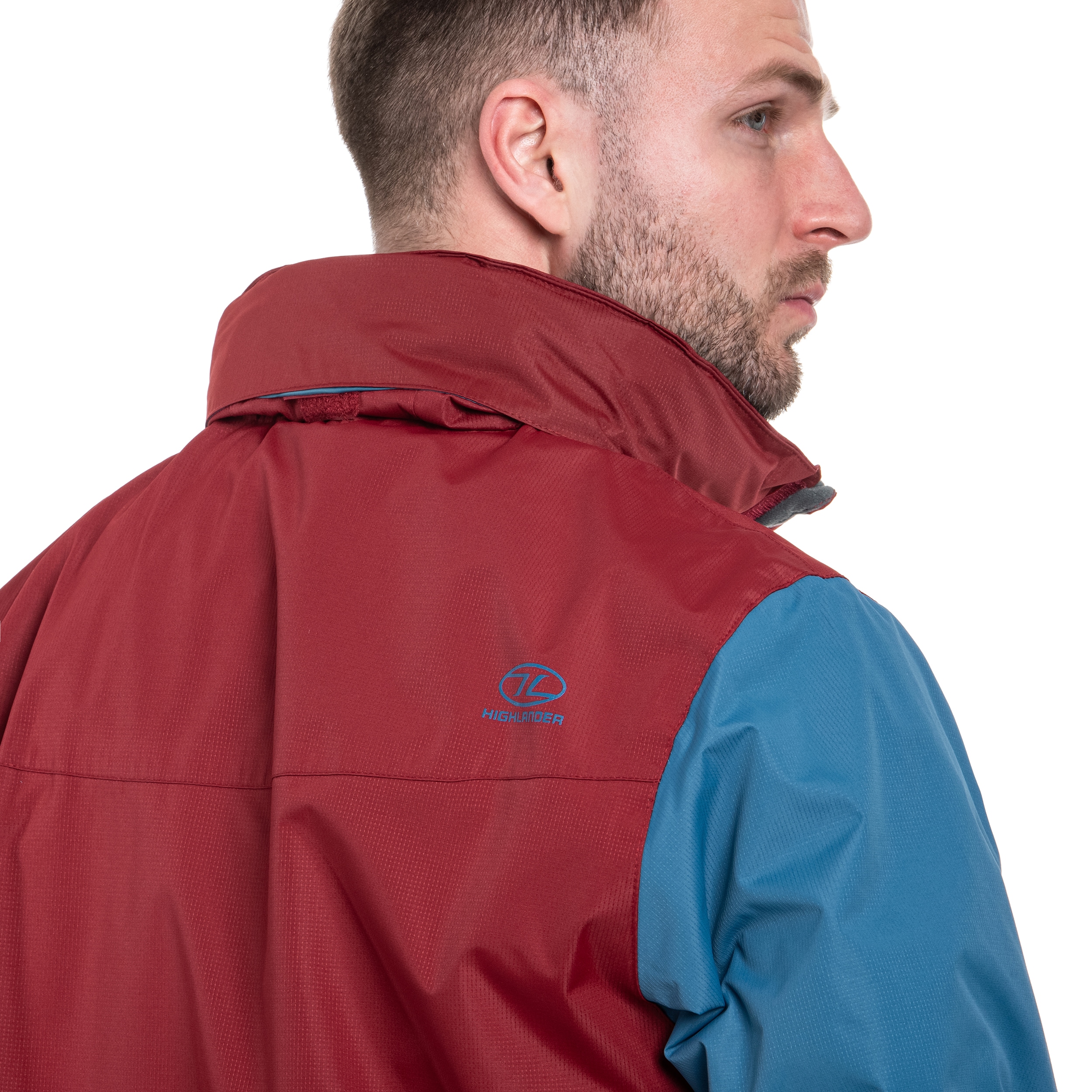 Kurtka Highlander Outdoor Kerrera - Petrol / Burgundy
