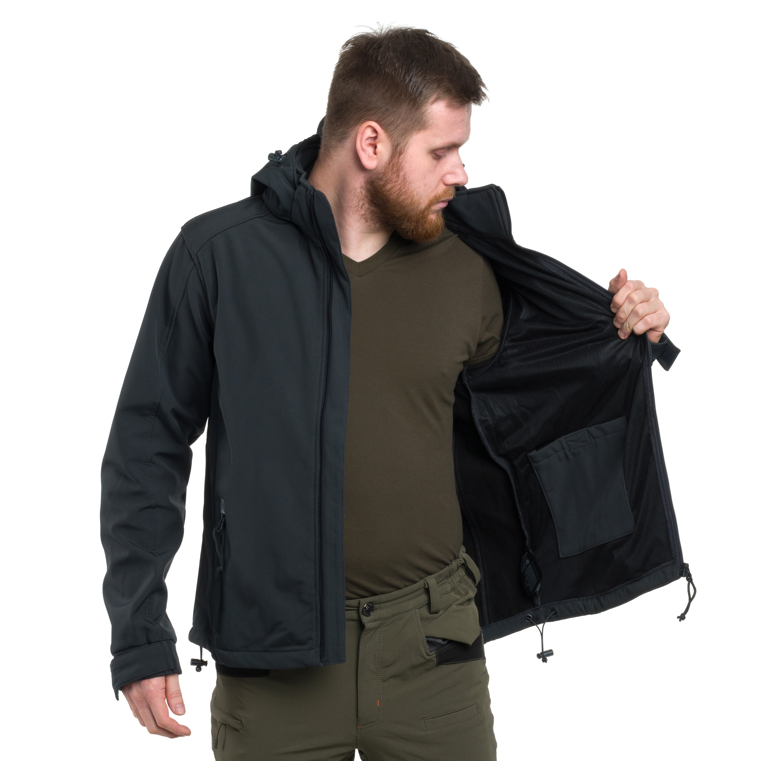 Kurtka Brandit Softshell Hurricane -  Anthracite