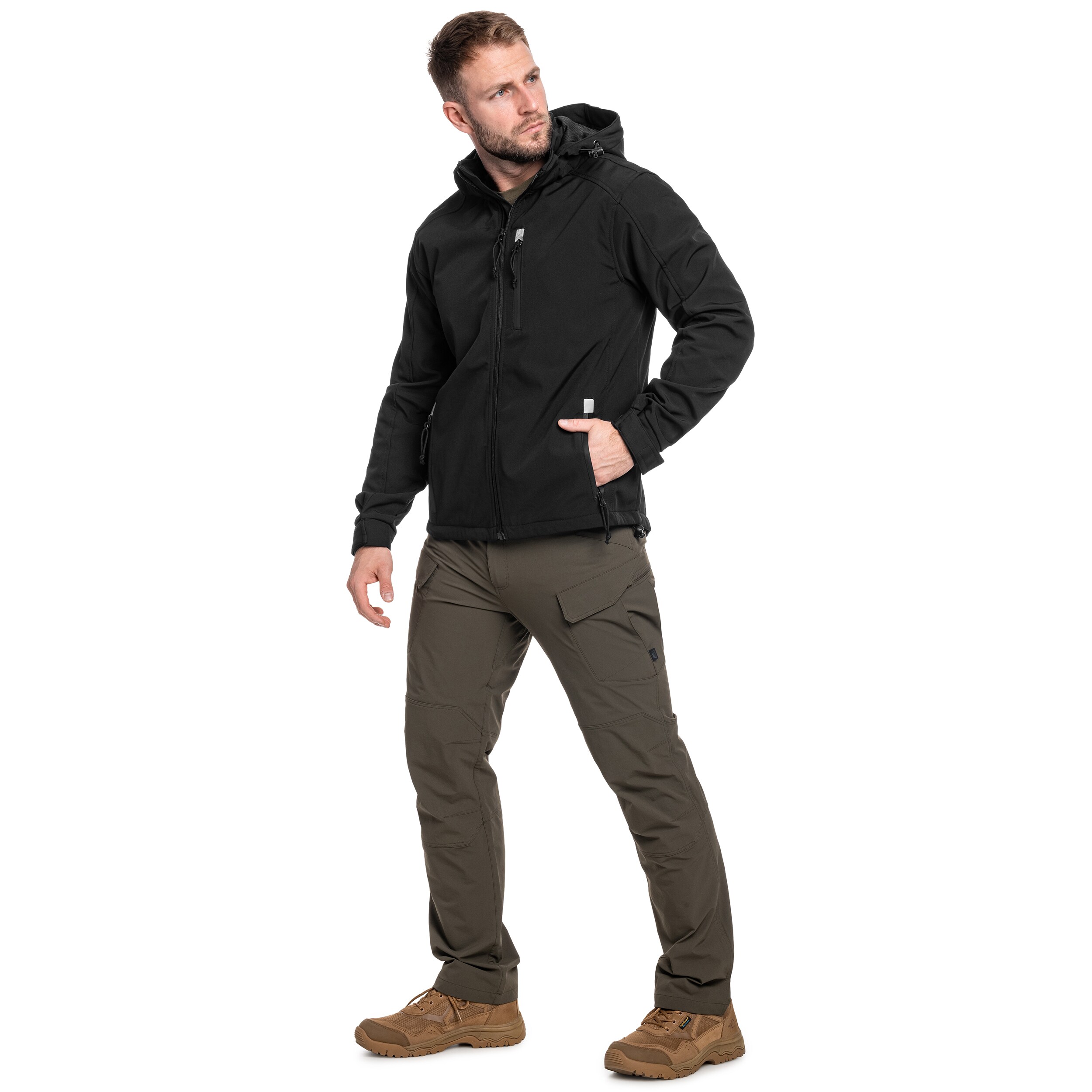 Kurtka Brandit Softshell Hurricane - Black