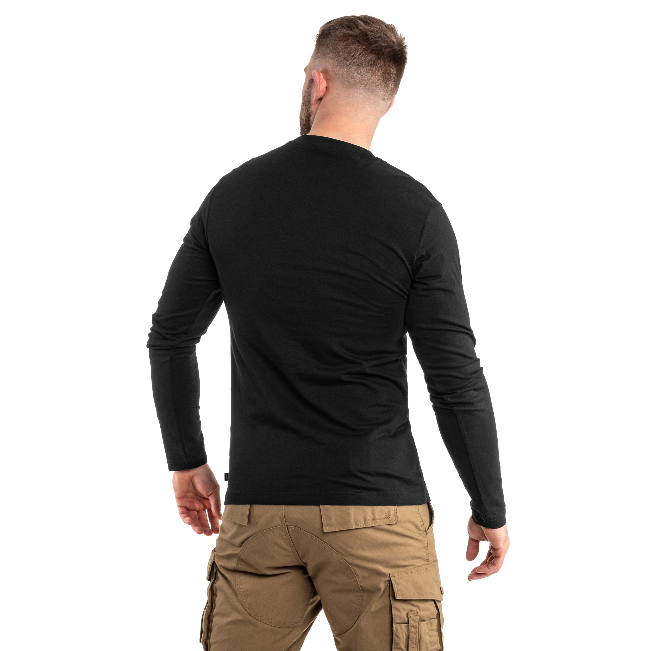 Koszulka Brandit Premium Long Sleeve Shirt - Black