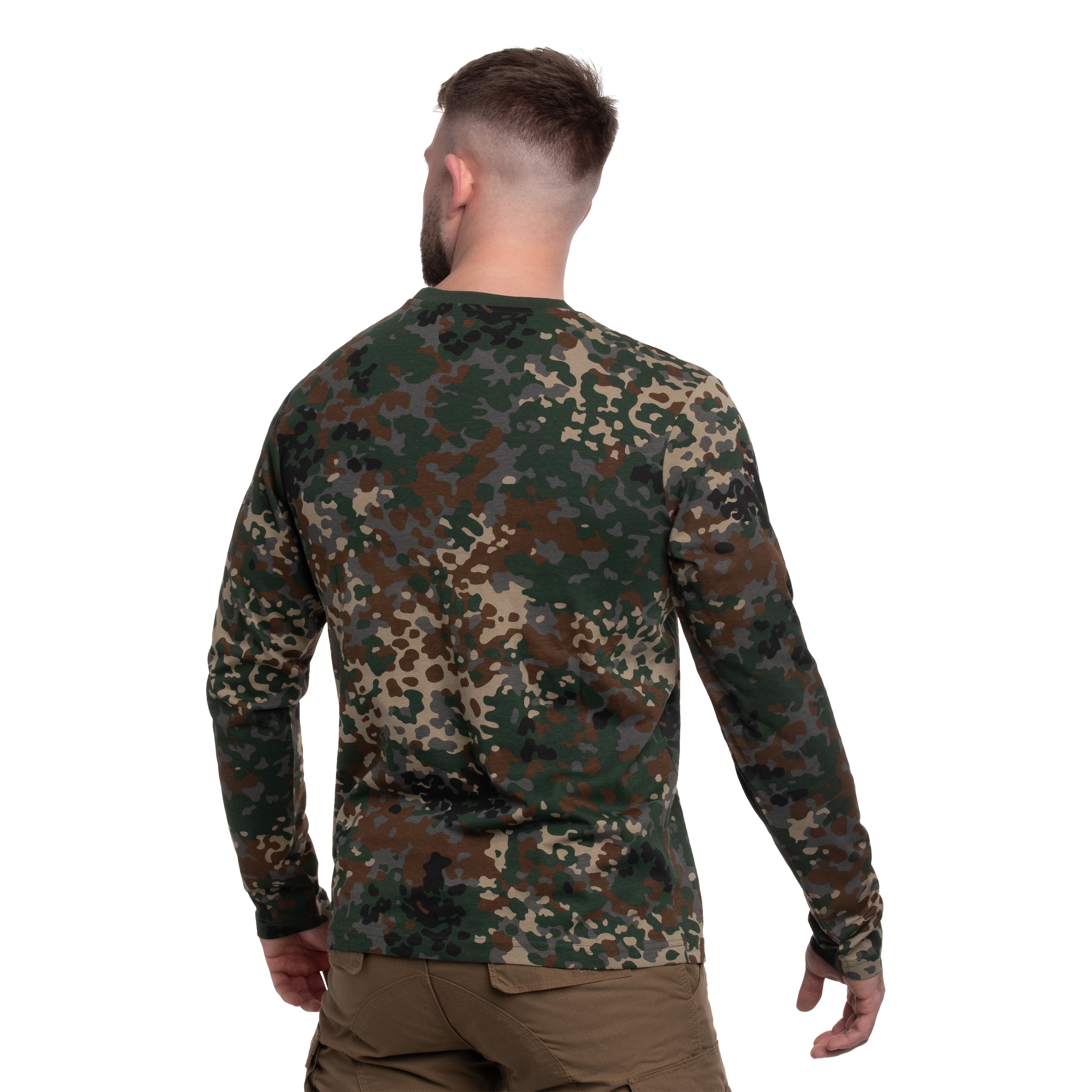 Koszulka Brandit Premium Long Sleeve Shirt - Flecktarn
