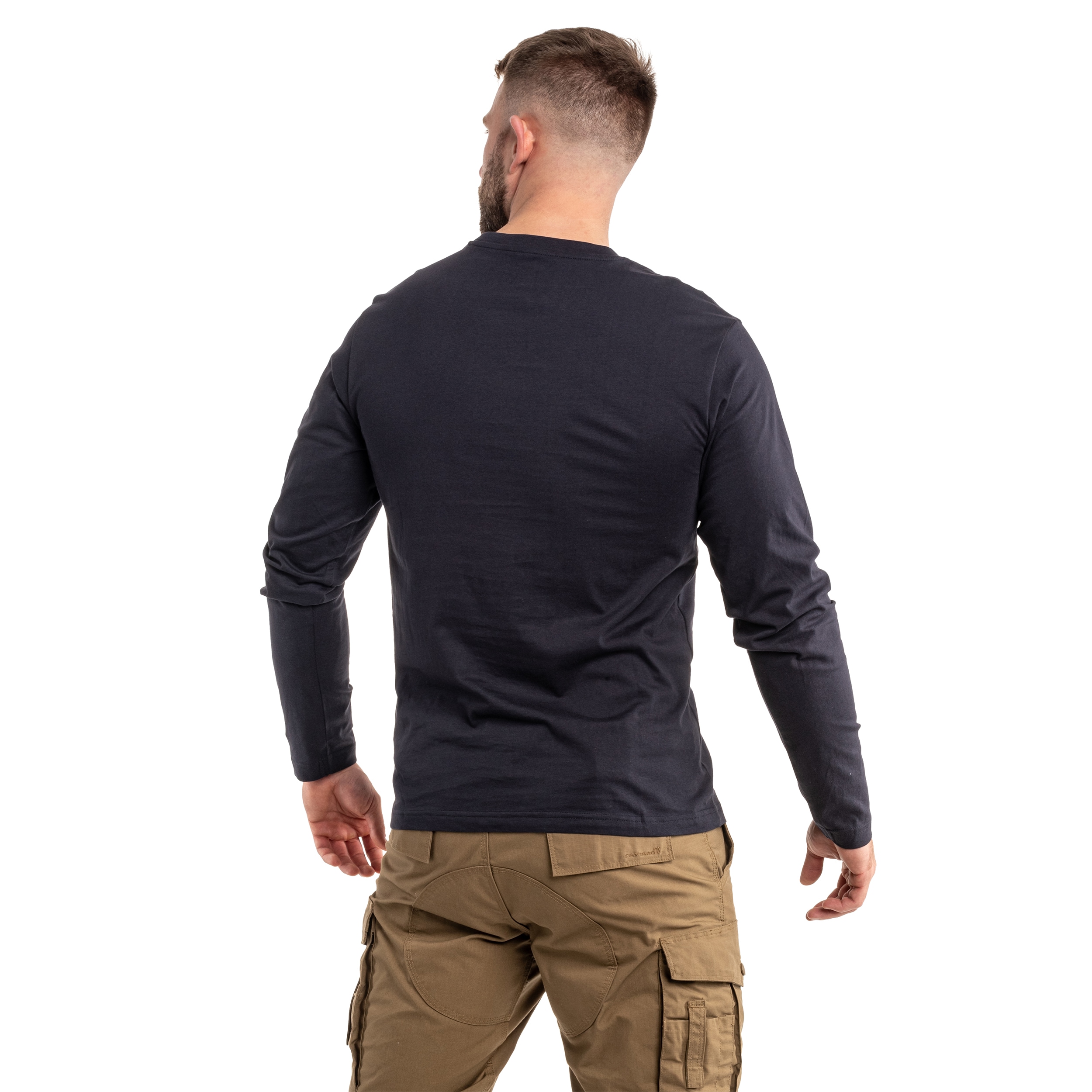 Koszulka Brandit Premium Long Sleeve Shirt - Navy