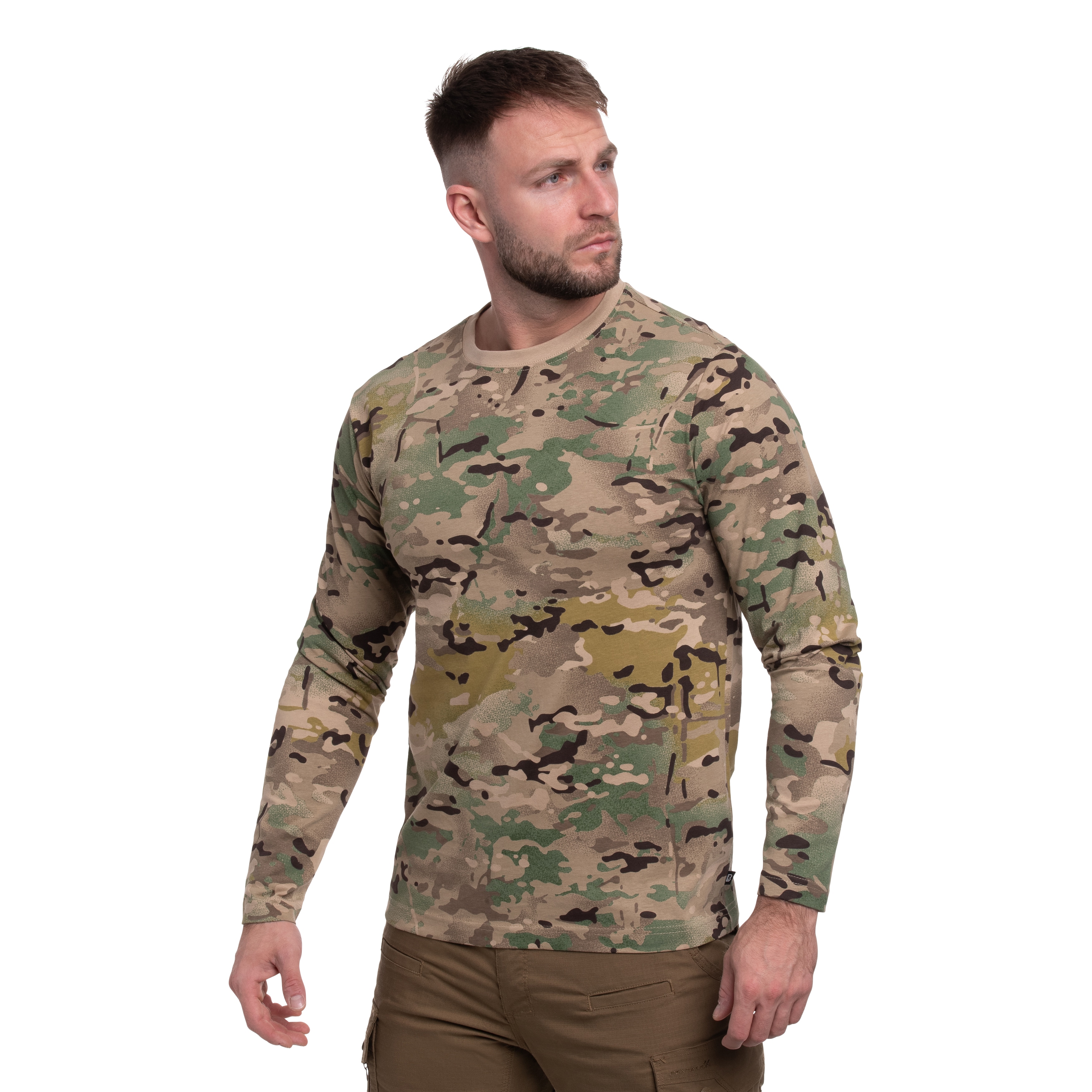 Koszulka Brandit Premium Long Sleeve Shirt - Tactical Camo