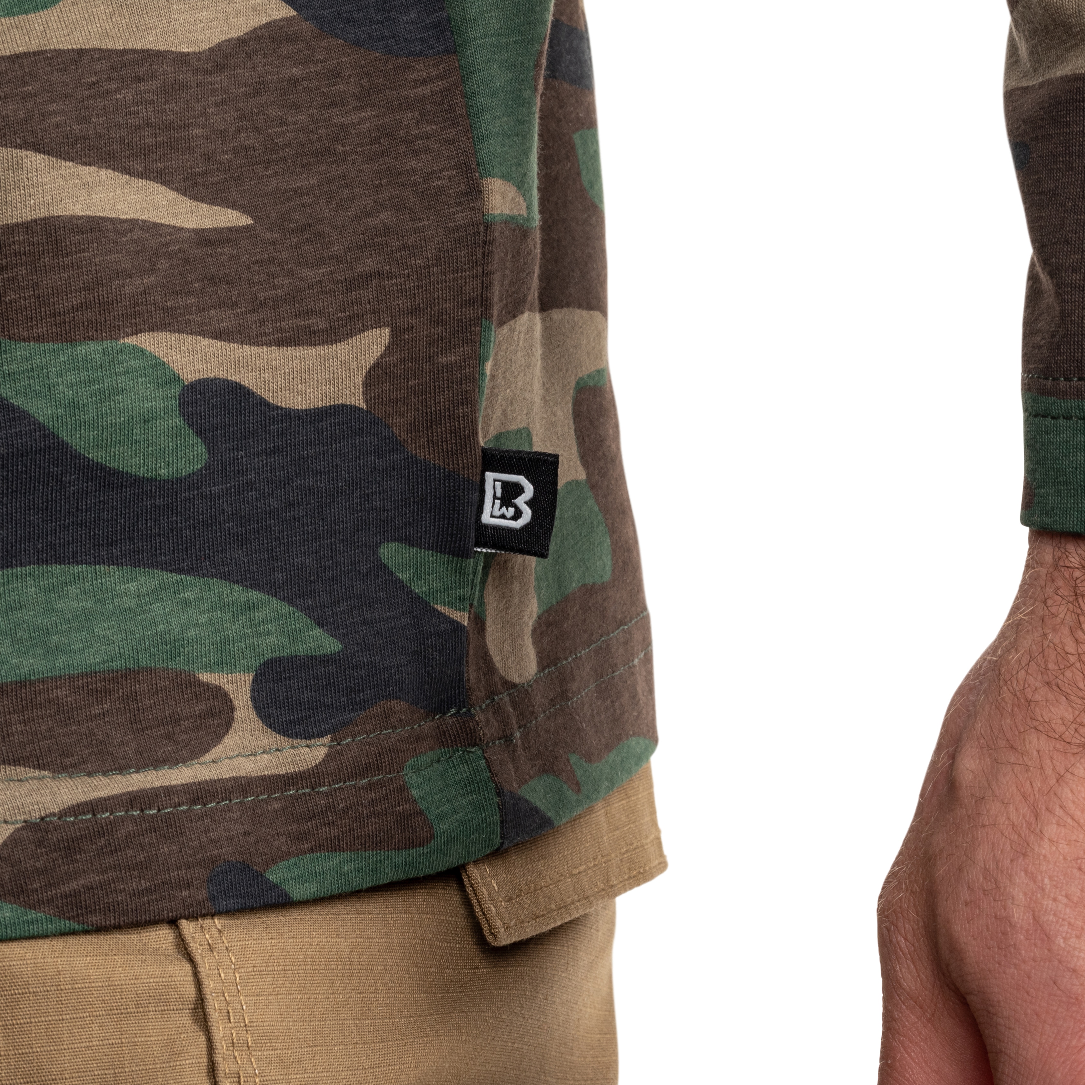 Koszulka Brandit Premium Long Sleeve Shirt - Woodland