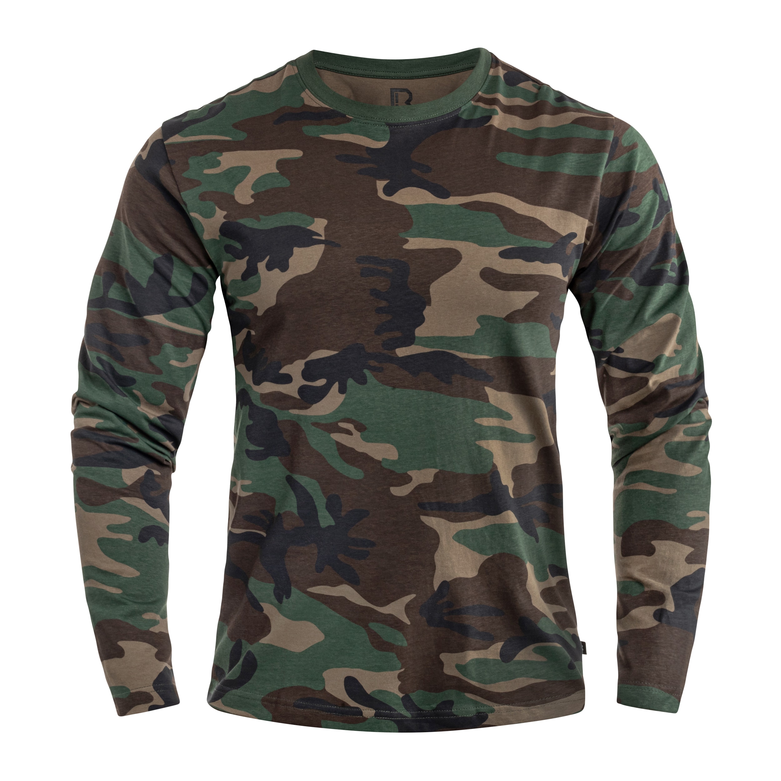Koszulka Brandit Premium Long Sleeve Shirt - Woodland
