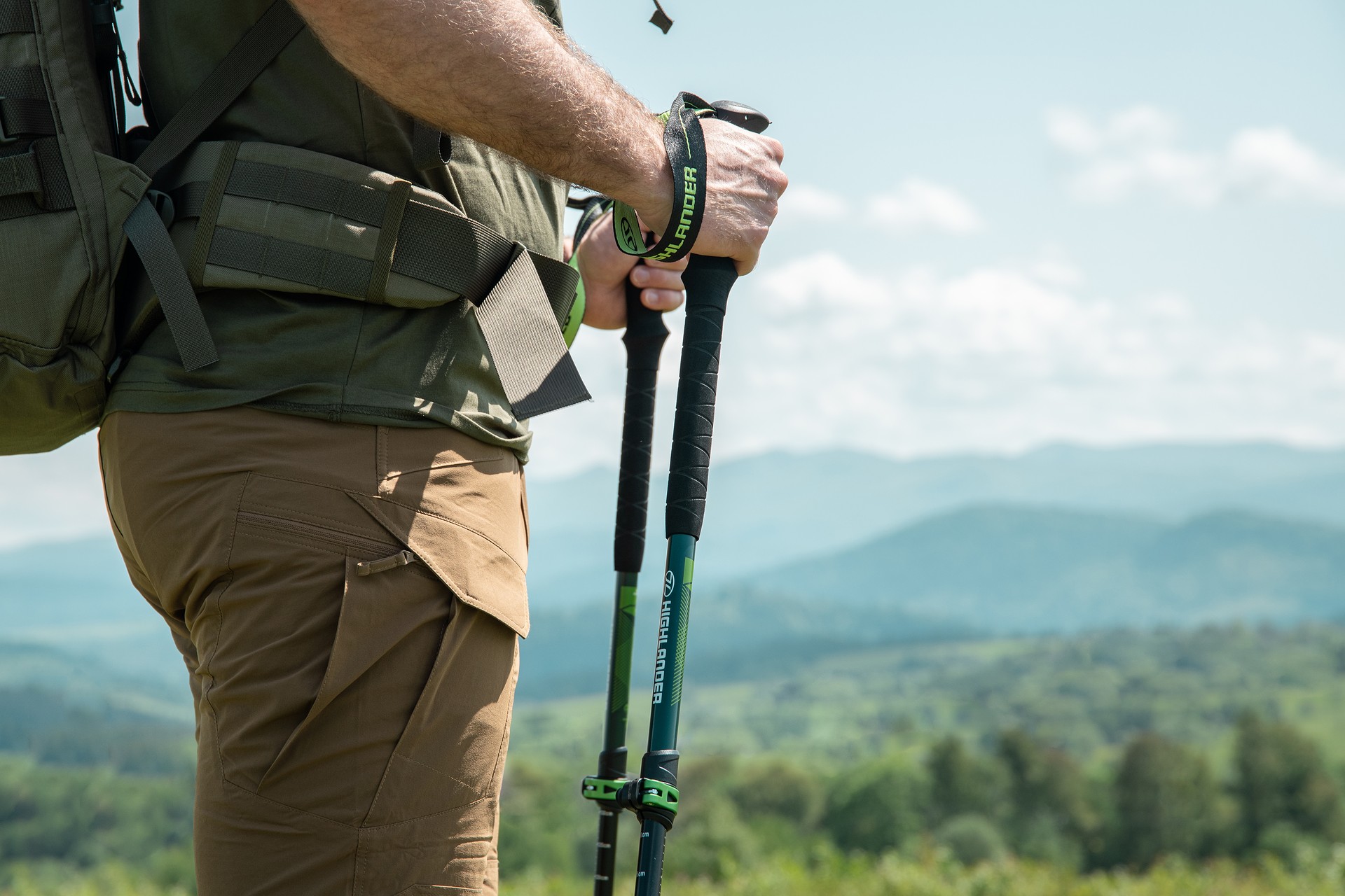 Трекінгові палиці Highlander Outdoor Tiree Pro Trekking Poles - Green