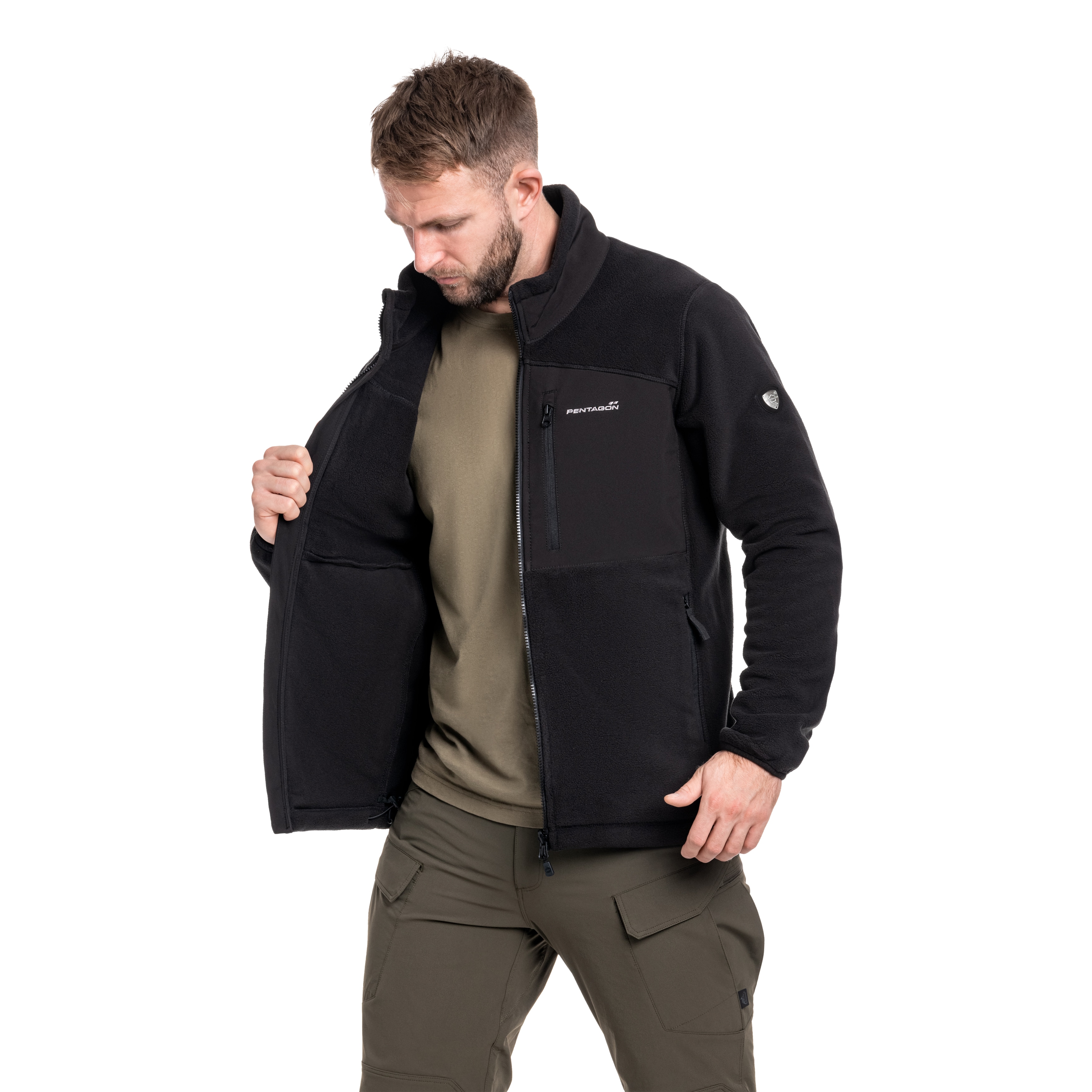 Флісова кофта Pentagon Ajax - Black