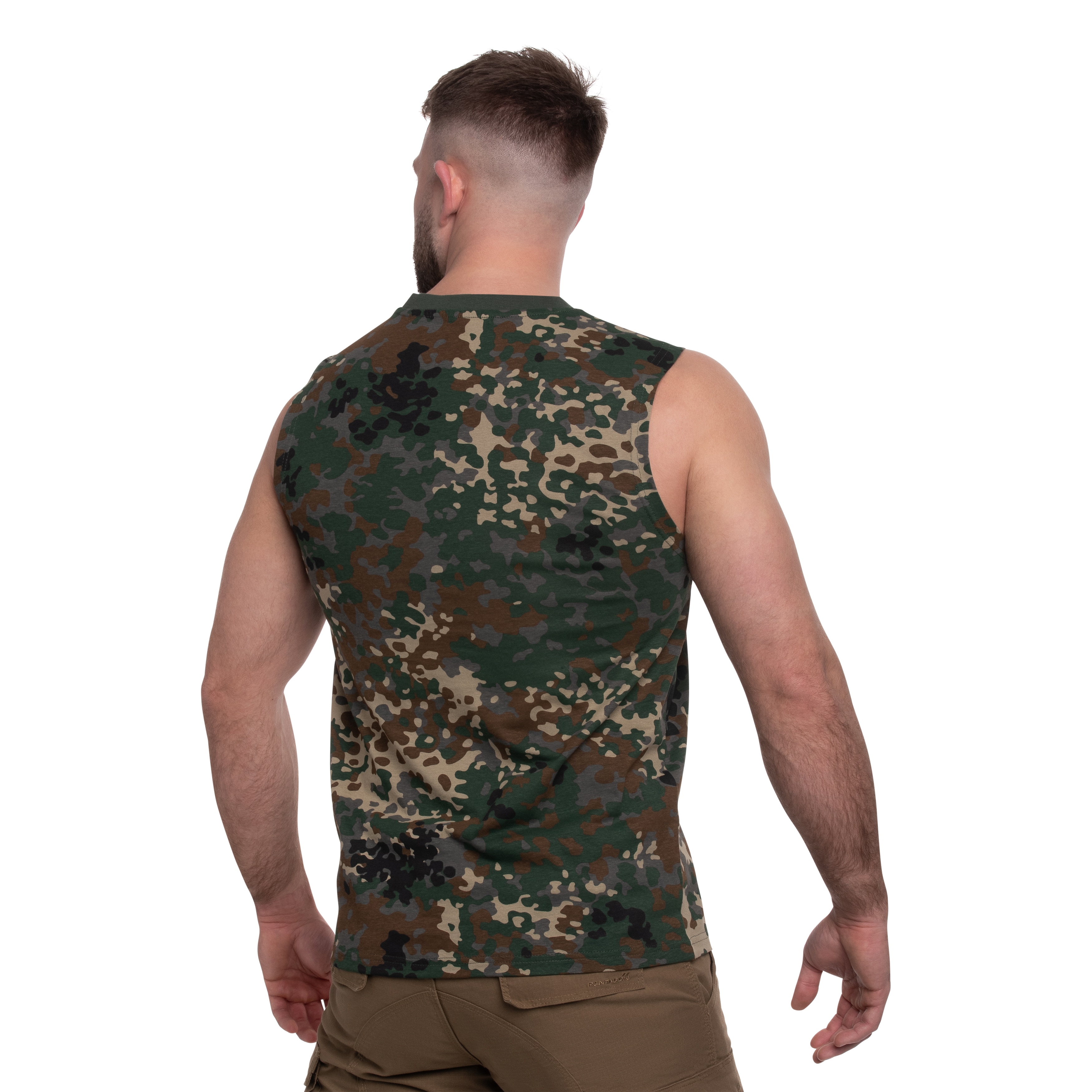 Koszulka Tank Top Brandit Sleeveless - Flecktarn