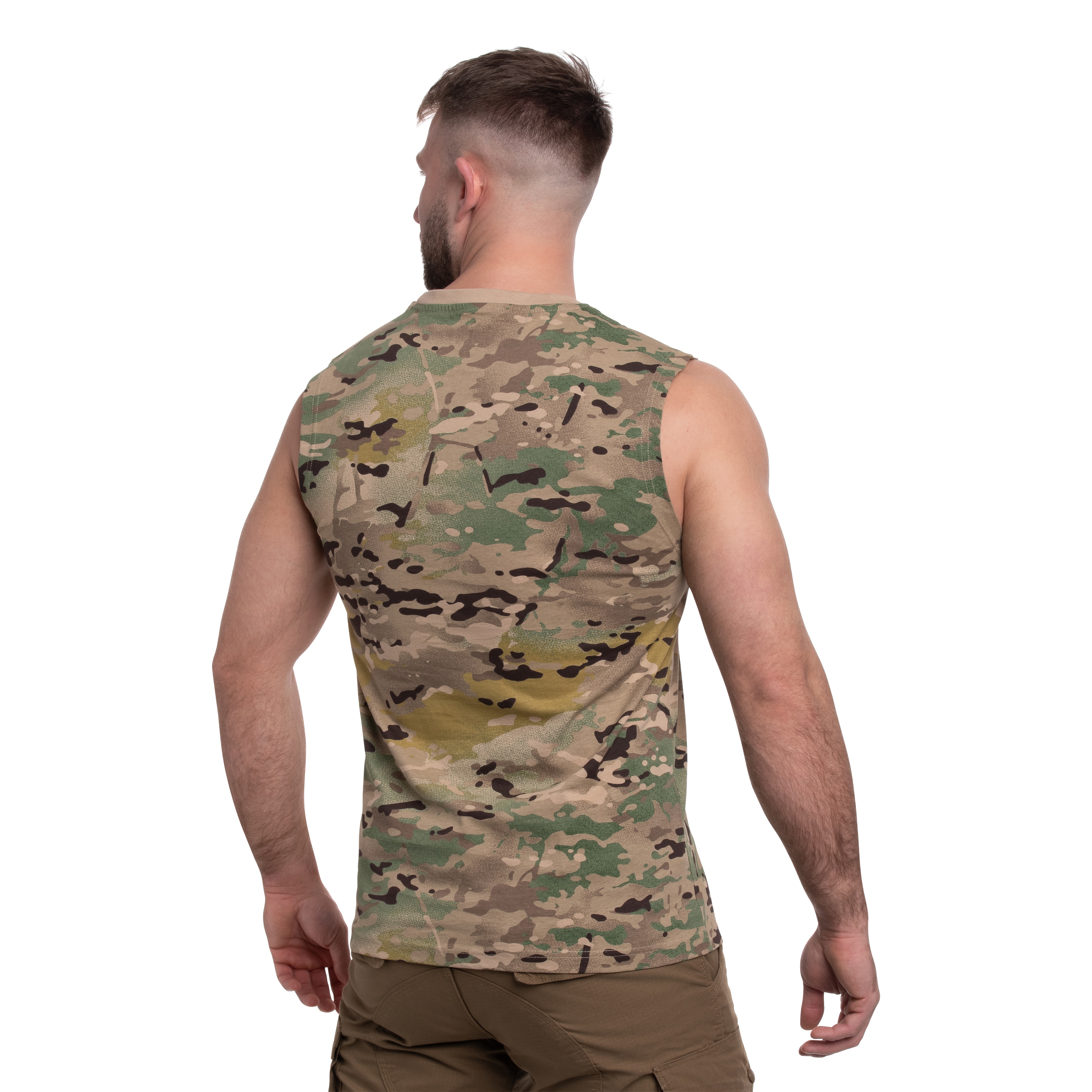 Koszulka Tank Top Brandit Sleeveless - Tactical Camo