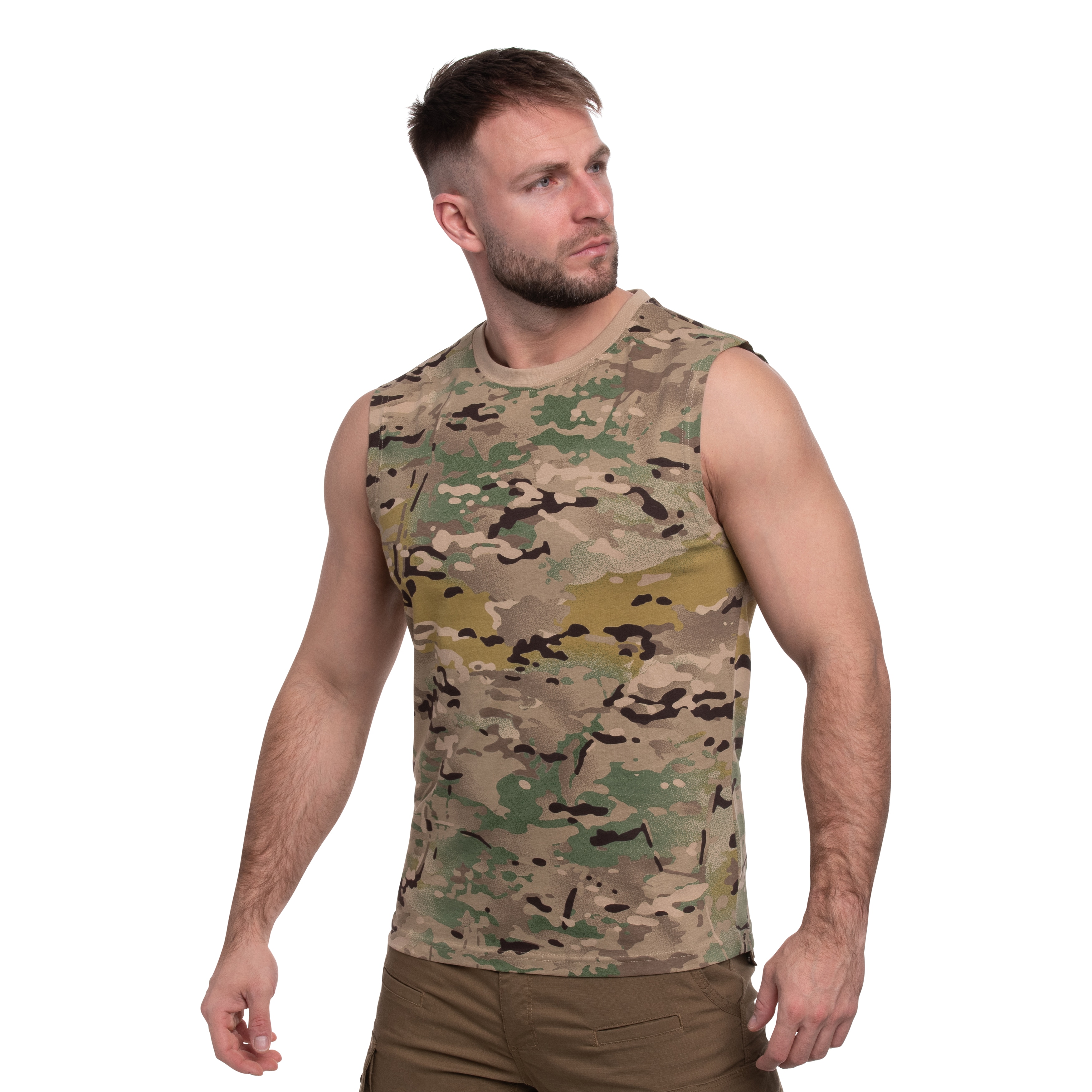 Koszulka Tank Top Brandit Sleeveless - Tactical Camo