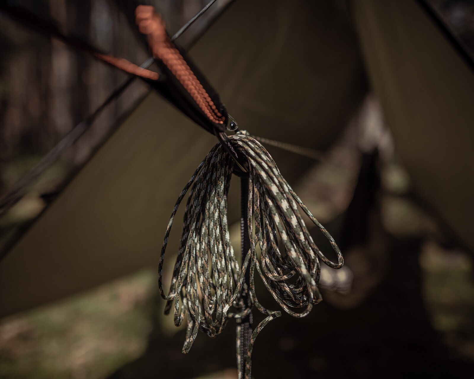 Linka Paracord Badger Outdoor 10 m - Woodland