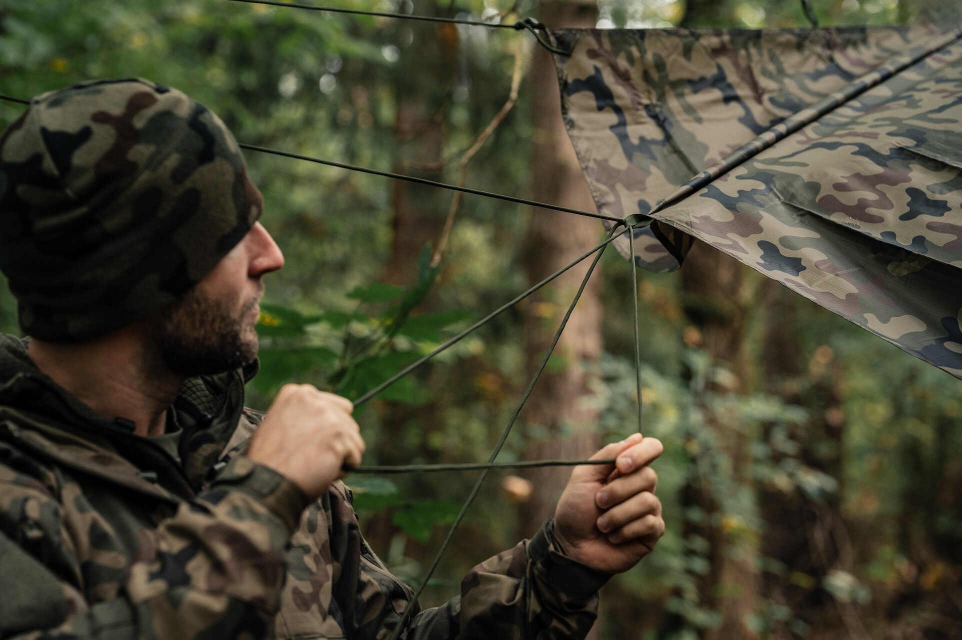 Linka Paracord Badger Outdoor 15 m - Olive