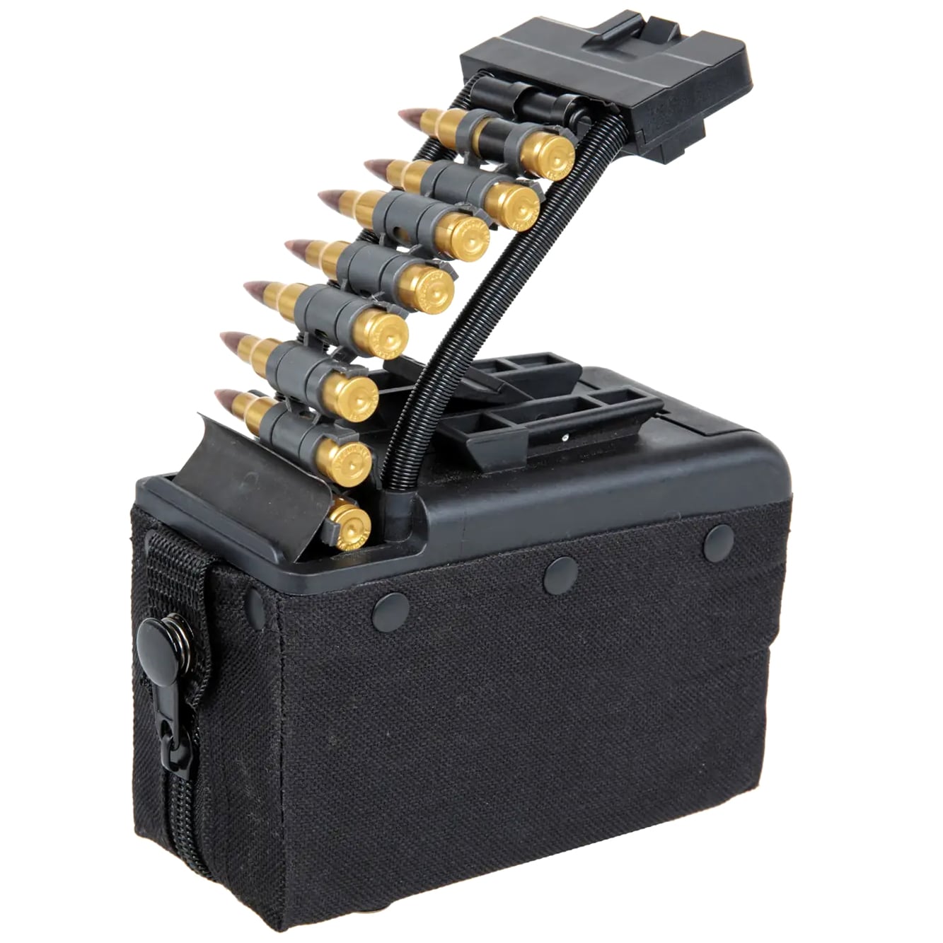 Magazynek pudełkowy ASG A&K do replik M249 elektryczny Black - 2000 kulek