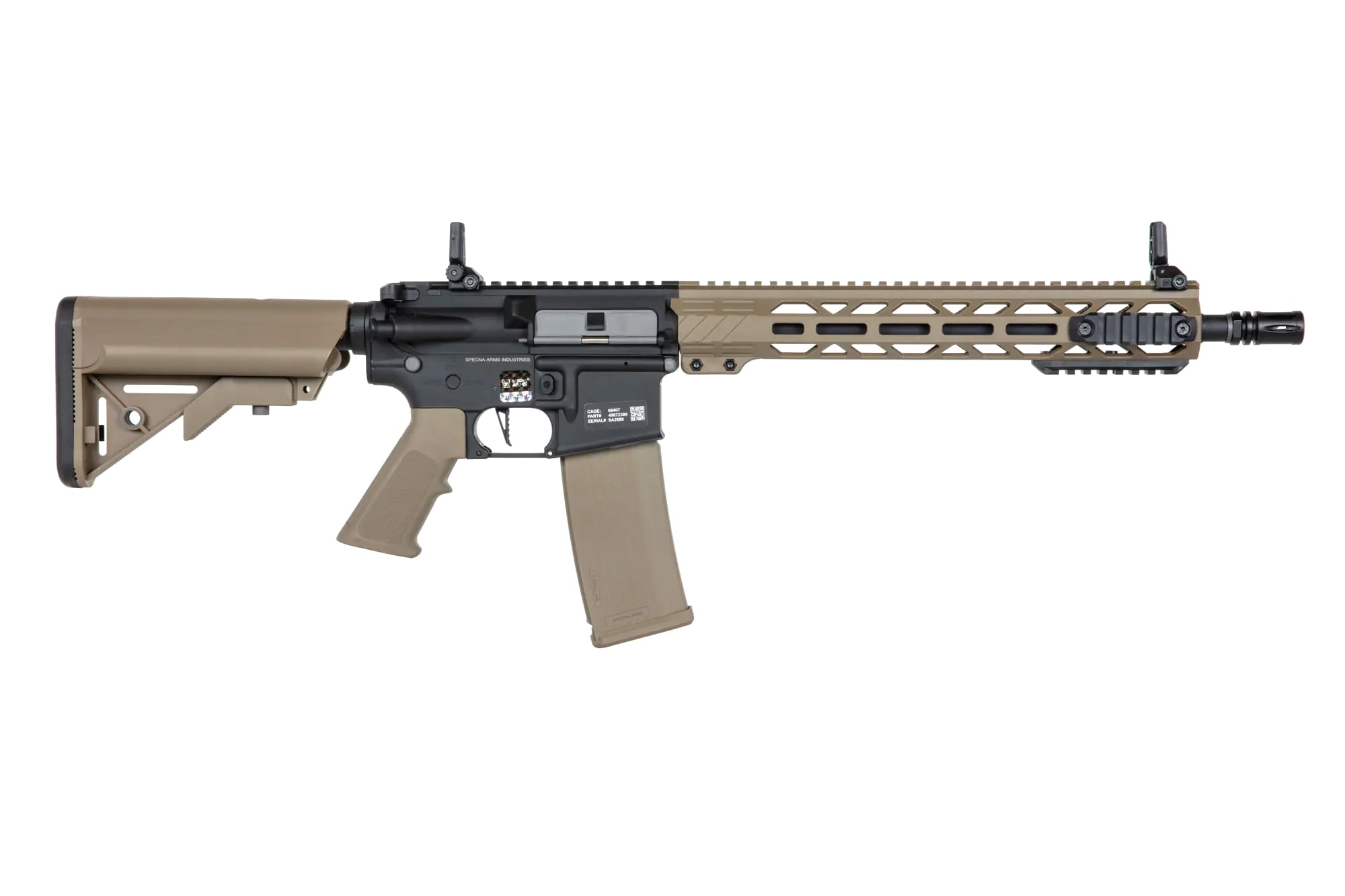 Karabinek szturmowy AEG Specna Arms SA-F09 Flex HAL ETU - Half Tan