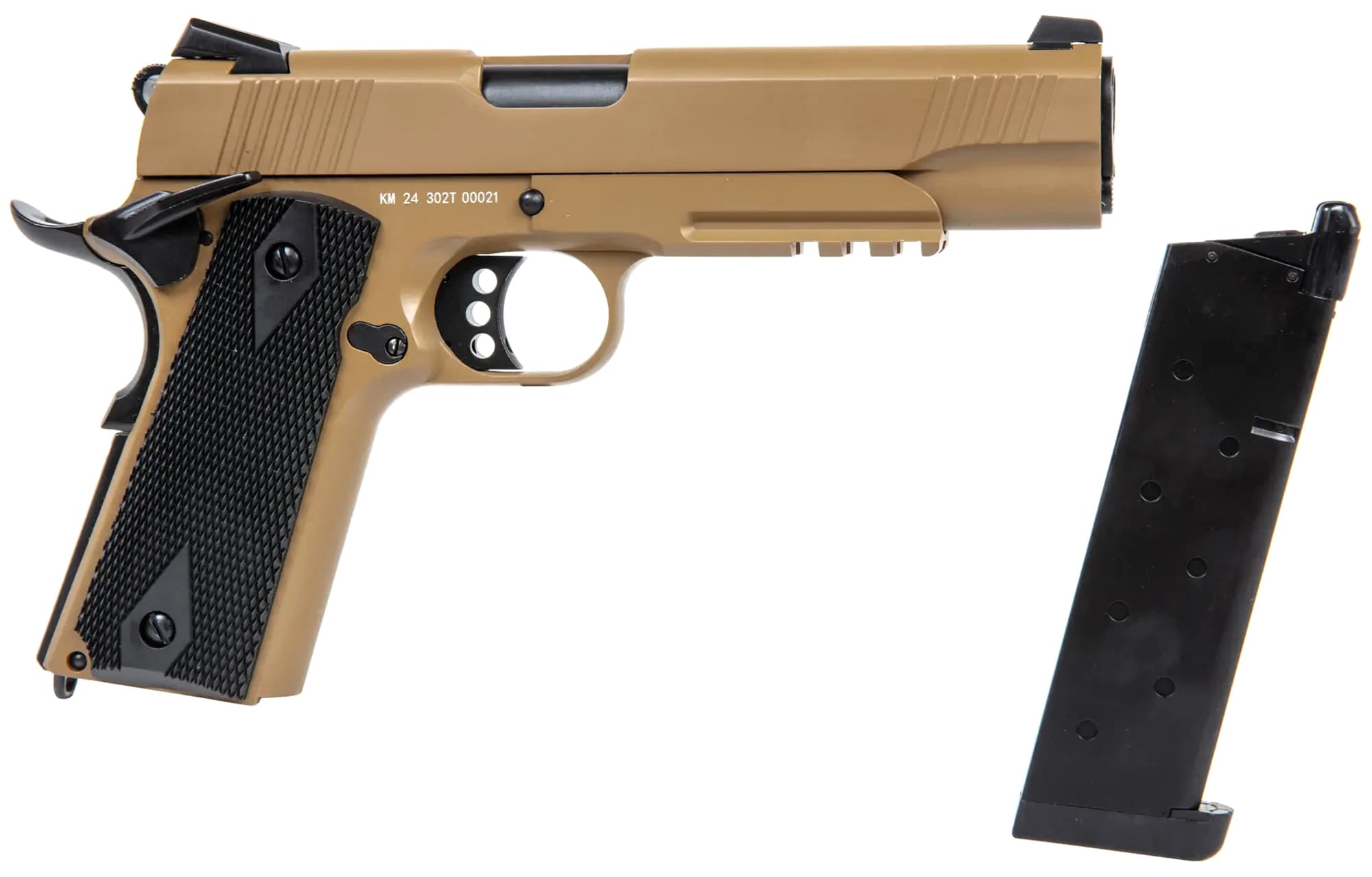 Pistolet GBB Double Bell M1911 302 - Tan