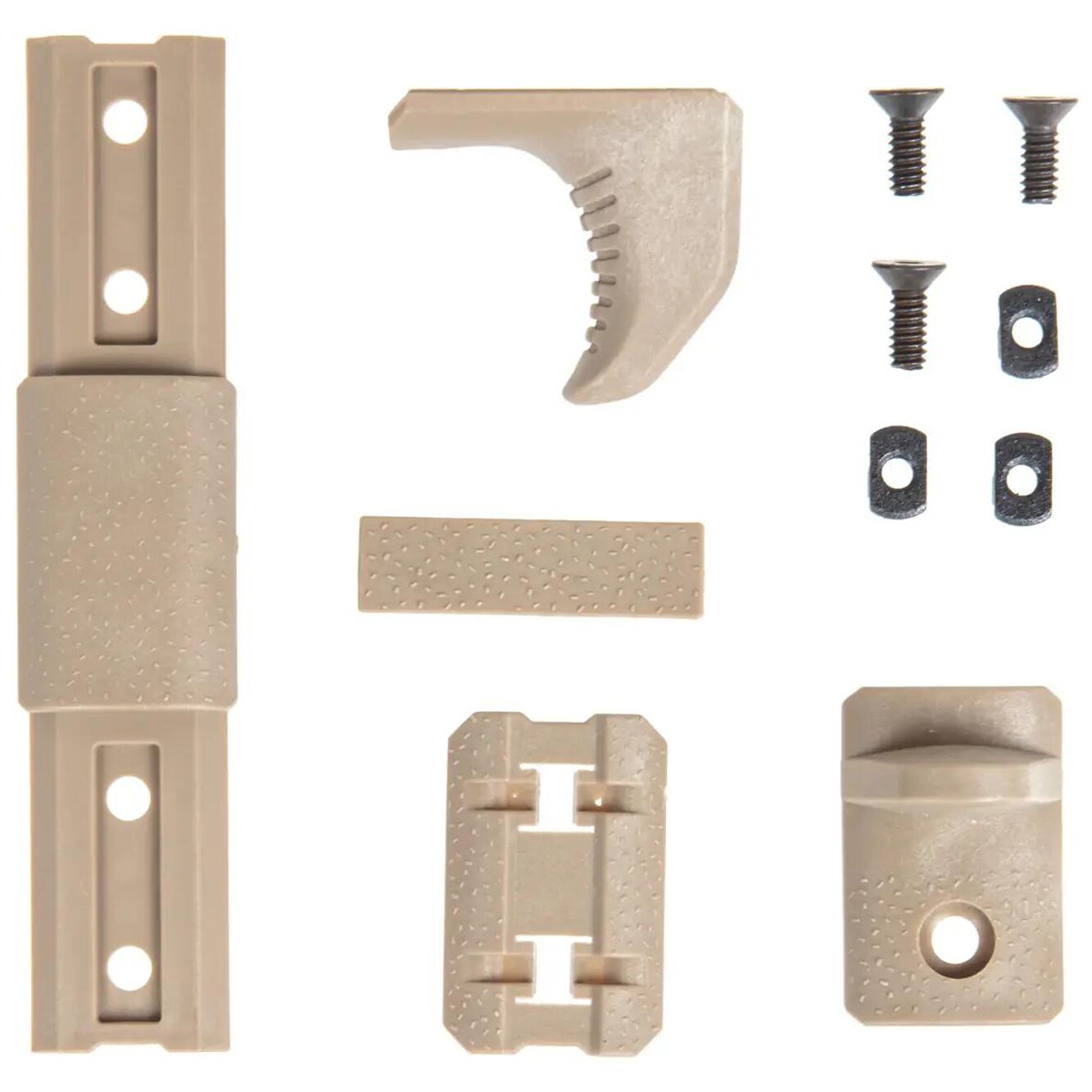 Chwyt modułowy Double Bell Hand Stop Kit na szynę MLOK - Tan