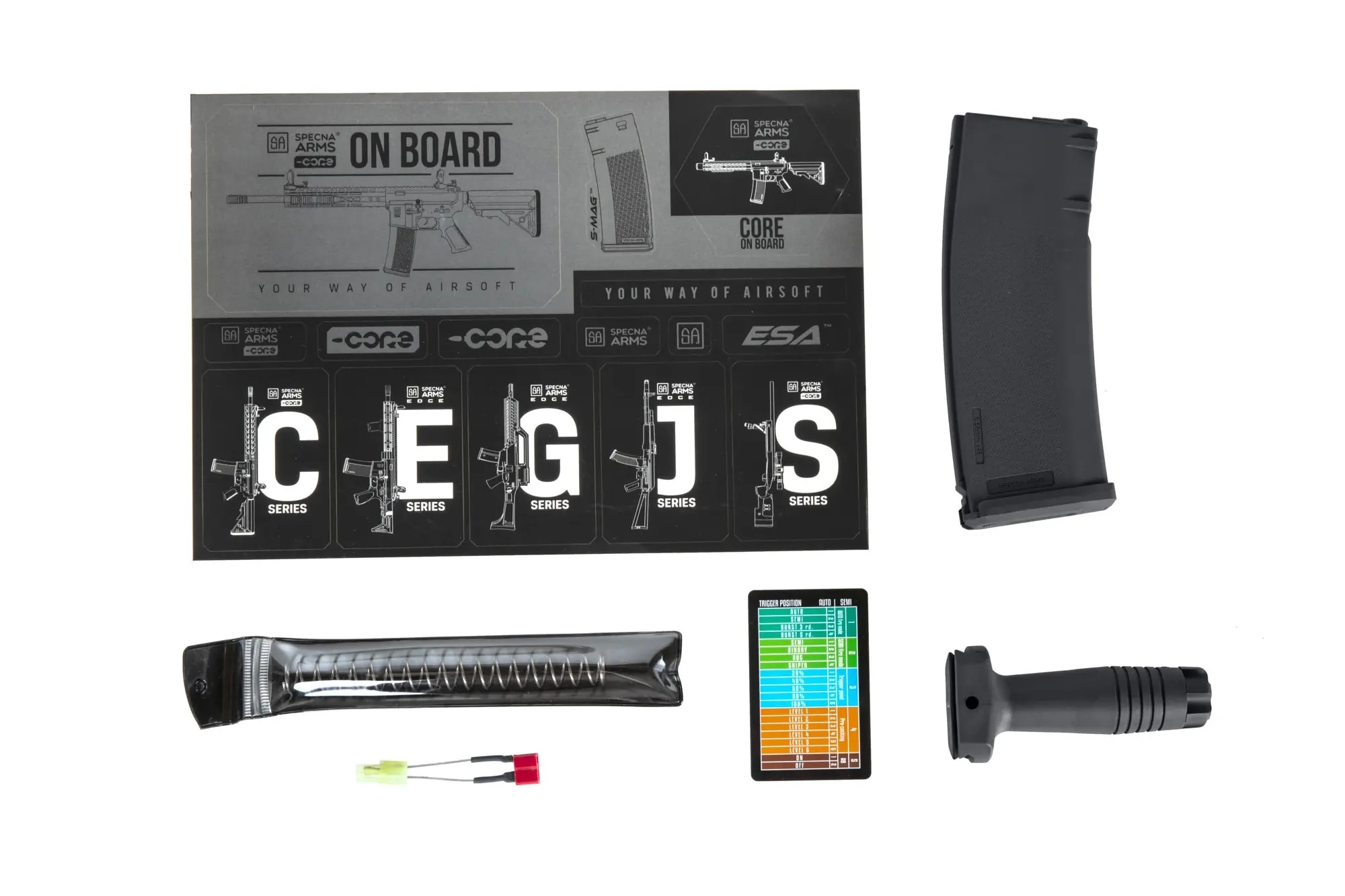 Karabinek szturmowy AEG Specna Arms SA-C04 CORE HAL ETU - Black