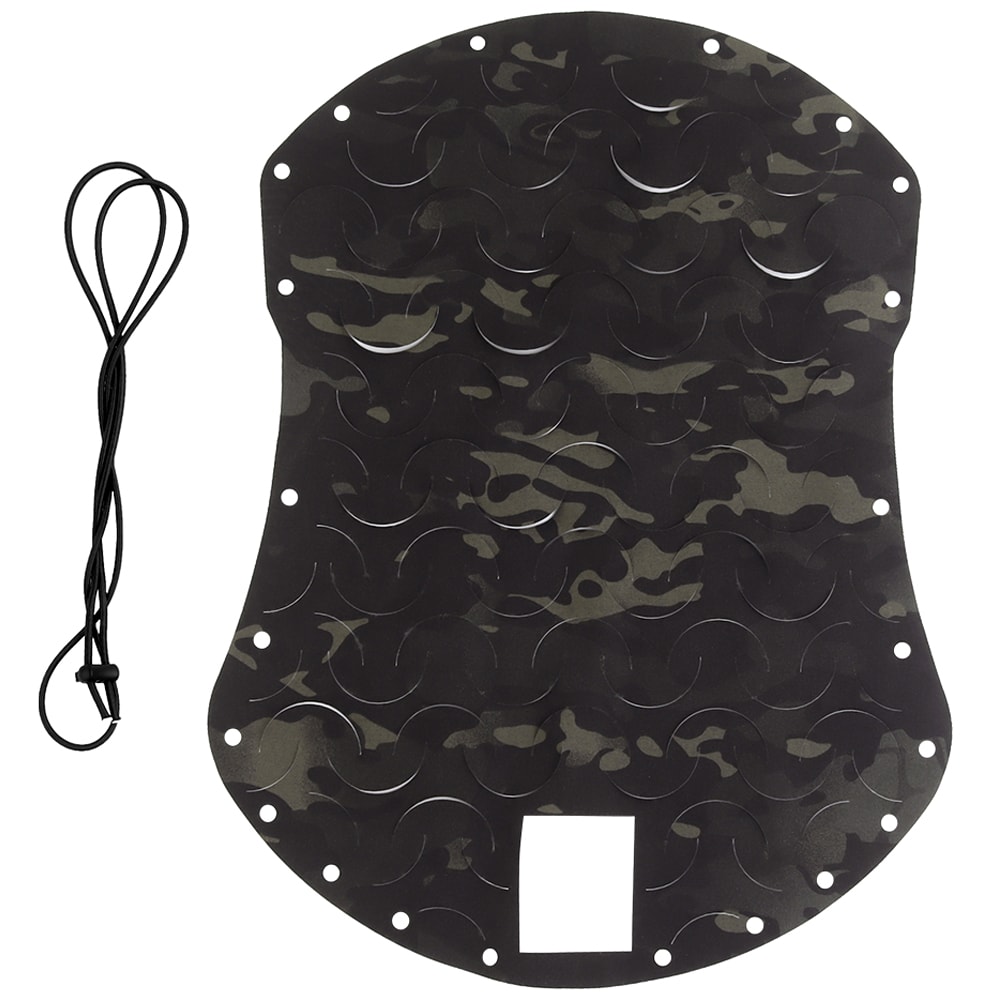 Uniwersalne maskowanie na hełm Wosport Laser Cut Cover - MultiCam Black