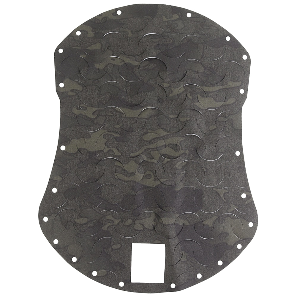 Uniwersalne maskowanie na hełm Wosport Laser Cut Cover - MultiCam Black