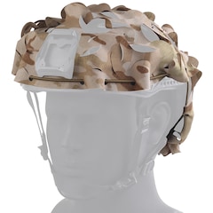 Uniwersalne maskowanie na hełm Wosport Laser Cut Cover - MultiCam Arid