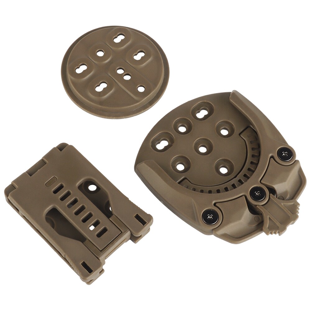 Panel do pasa Wosport GB-ACC-20 z obrotowym adapterem do kabur - Tan
