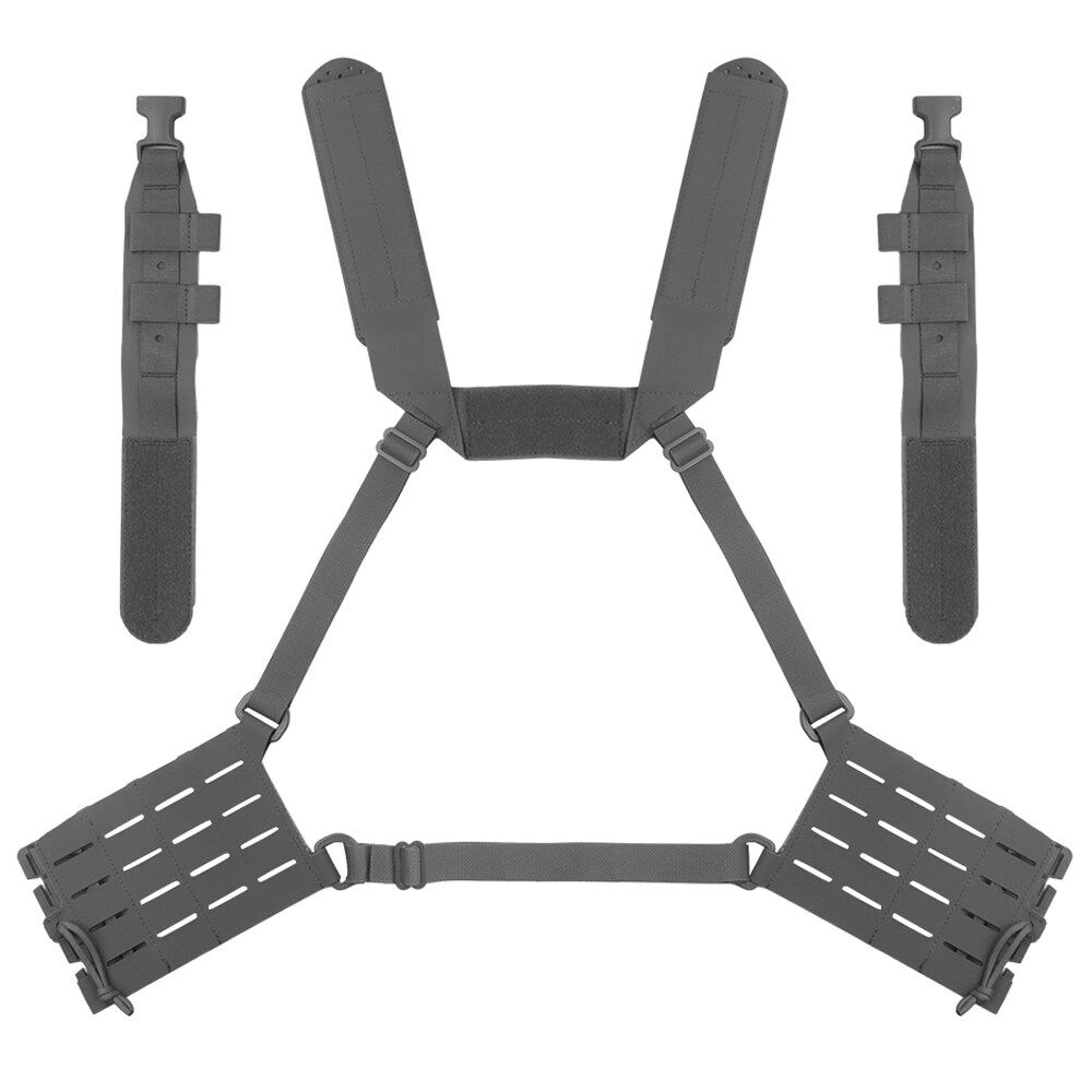 Szelki taktyczne Wosport Chest Rig Arc - Wolf Grey
