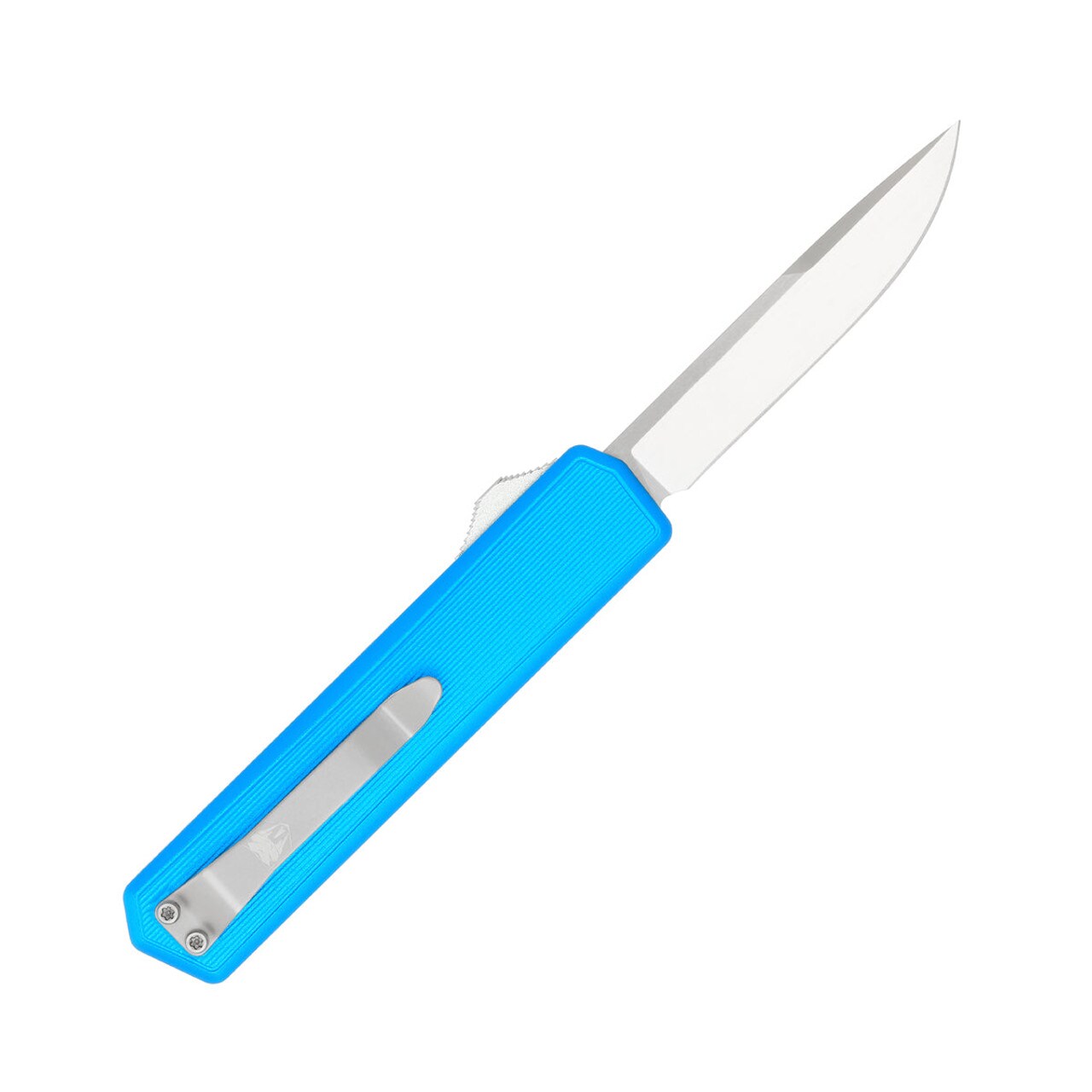 Nóż sprężynowy CobraTec OTF Stealth Drop-Point - Blue