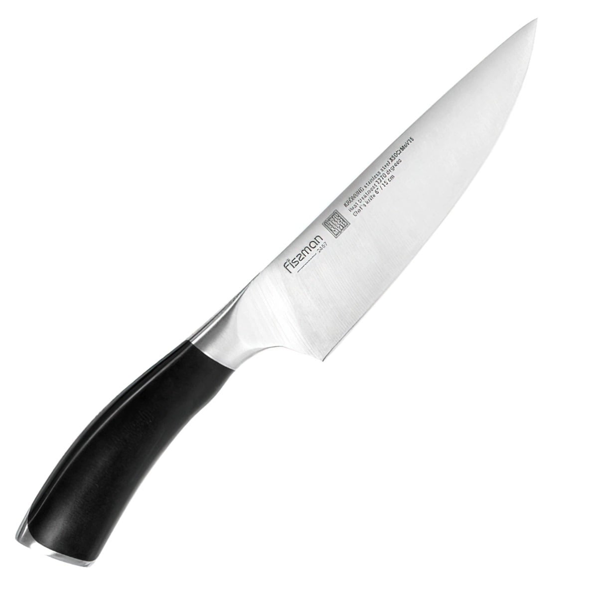 Nóż szefa kuchni Fissman Kronung  16 cm - Black