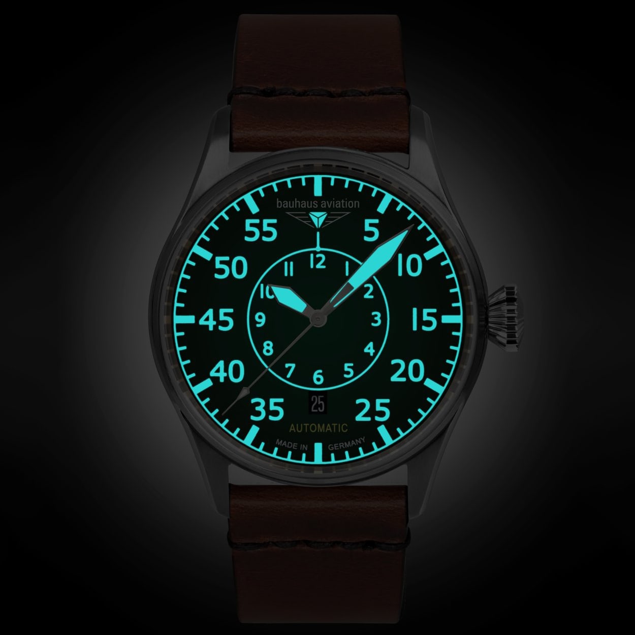 Zegarek Bauhaus Aviation Automatic 27564 - Dark Green