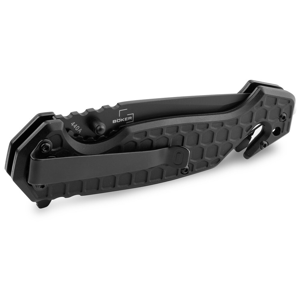 Nóż składany ratowniczy Dönges Basic Tactical - Black