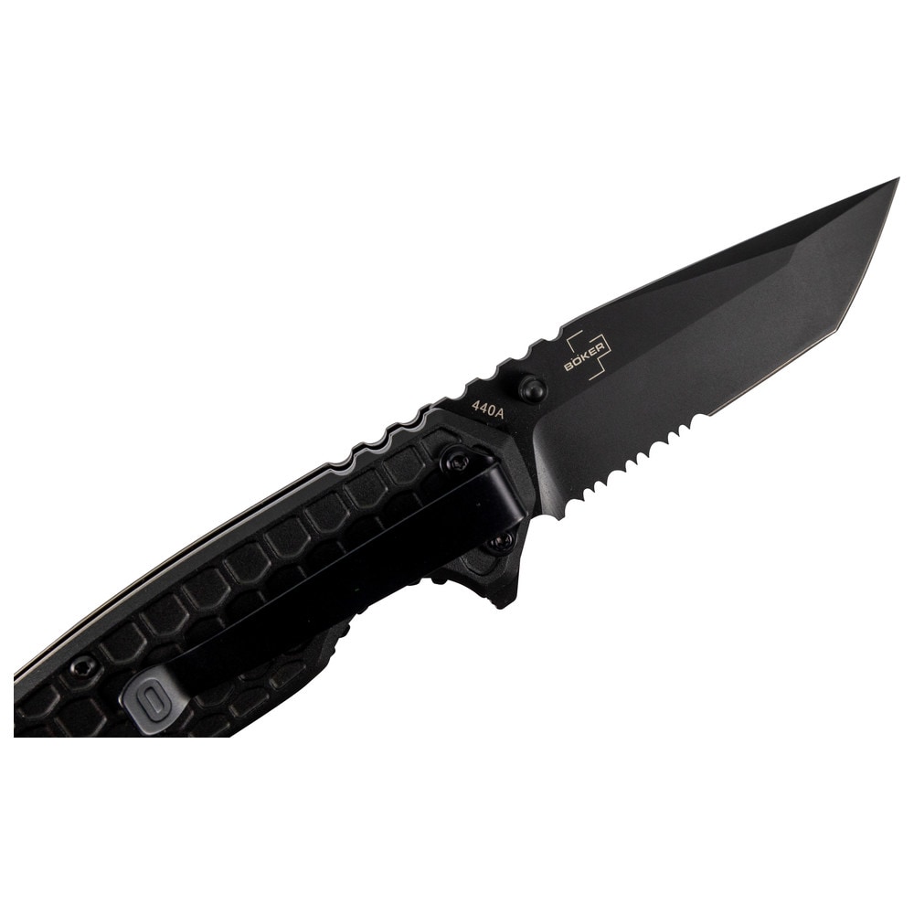 Nóż składany ratowniczy Dönges Basic Tactical - Black